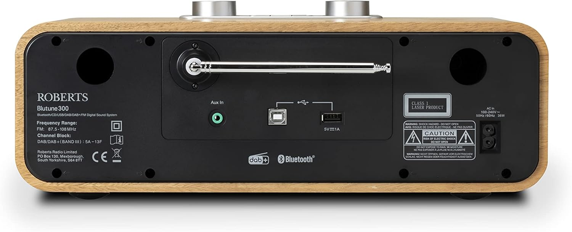 Roberts BLUTUNE300 DAB/FM Rds/Bluetooth/Cd/Usb Wireless Charging Sound System image number 5