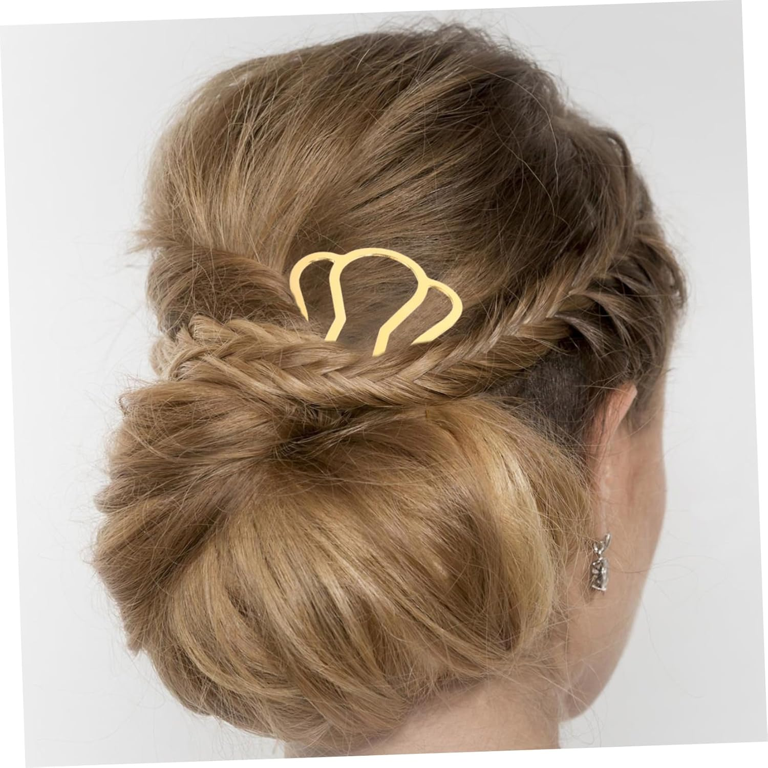 Gogogmee 4Pcs Wedding Hair Comb French Side Hairpin Hair Accessories for Women Bridal image number 5