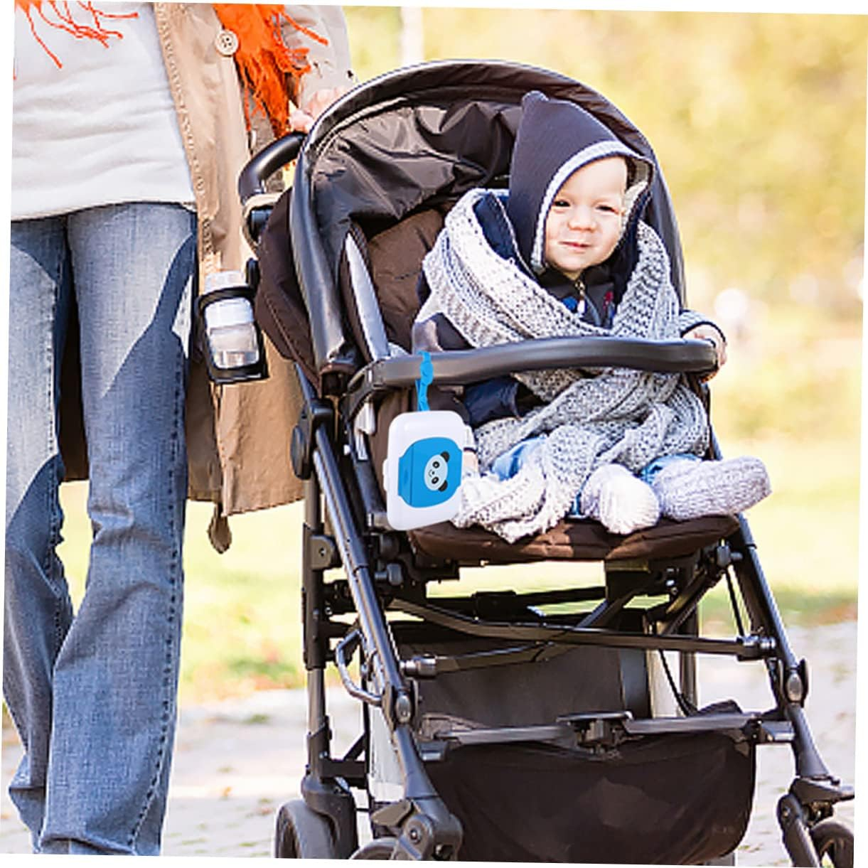 2Pcs Lovely Dispenser Portable Baby Wipes Holder Wet Tissue Boxes image number 2