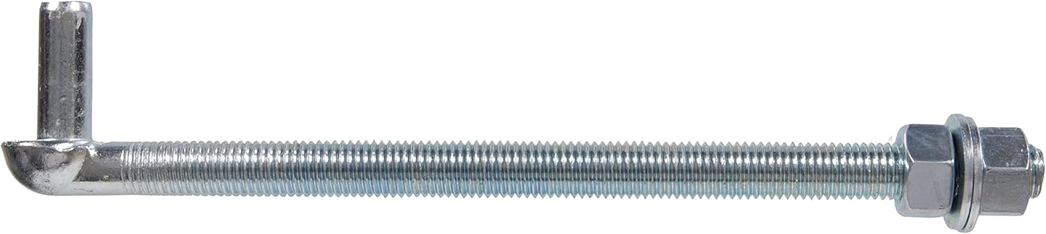 Hardware Essentials 851914 Gate Bolt Hook 3/4" X 12", White image number 1