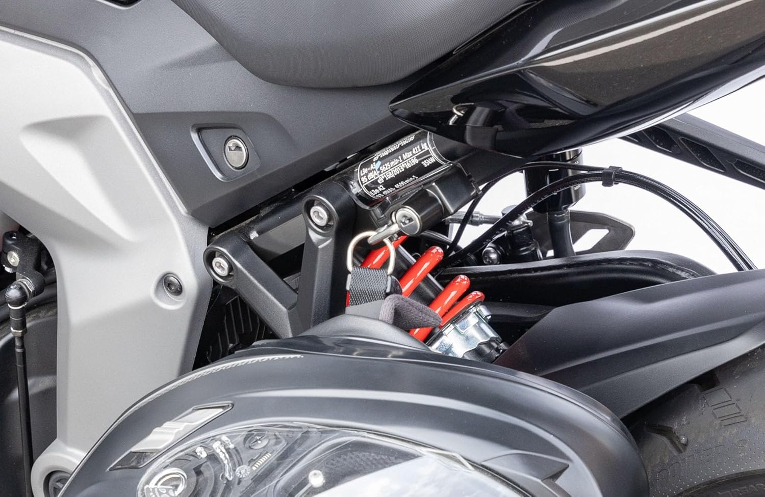 Kijima HTR-05011 Motorcycle Motorcycle Parts Helmet Lock Steel Black Finish Trident 660 image number 1