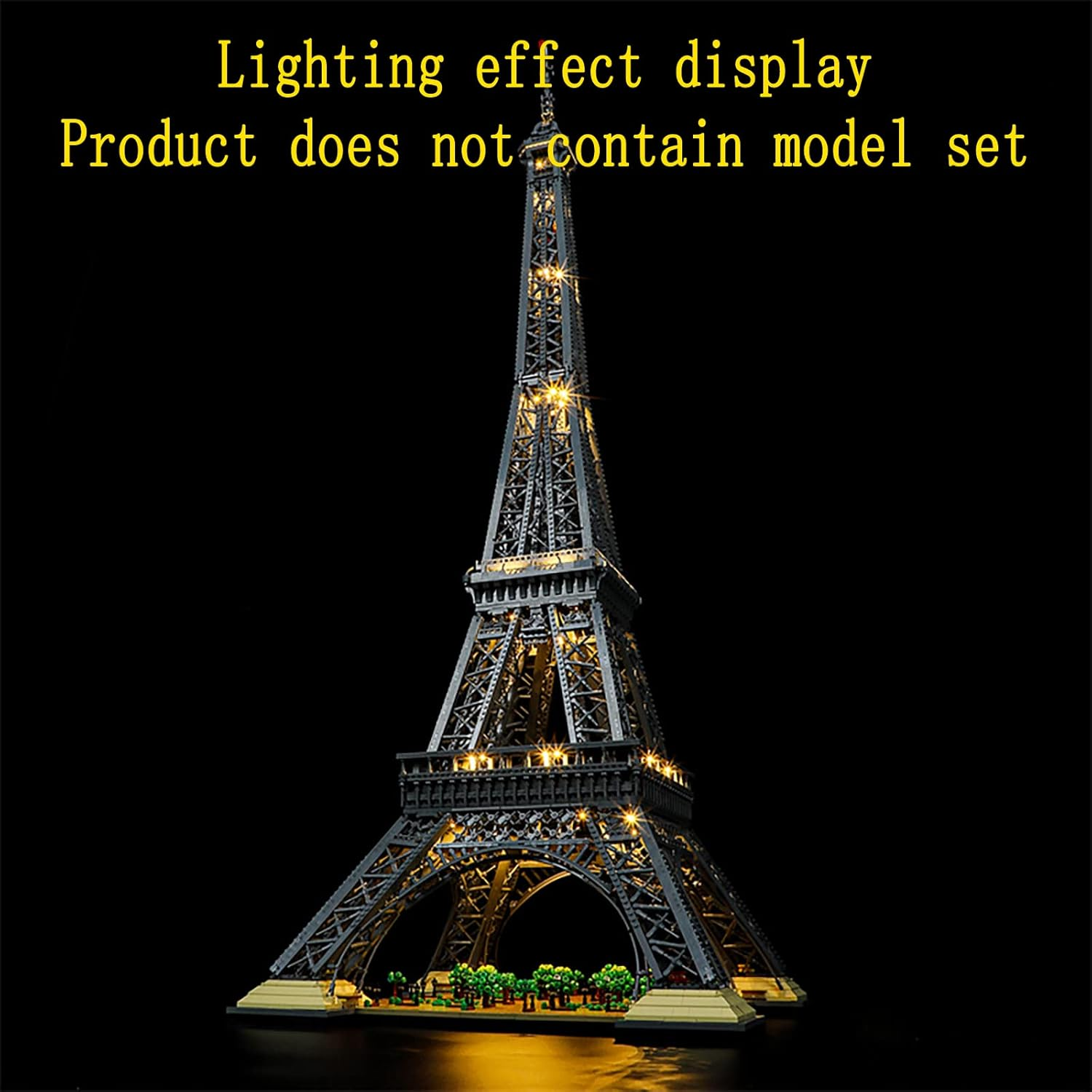 GEAMENT LED Light Compatible with  Eiffel Tower - Lighting Set for Icons 10307 (Model Not Included) image number 6
