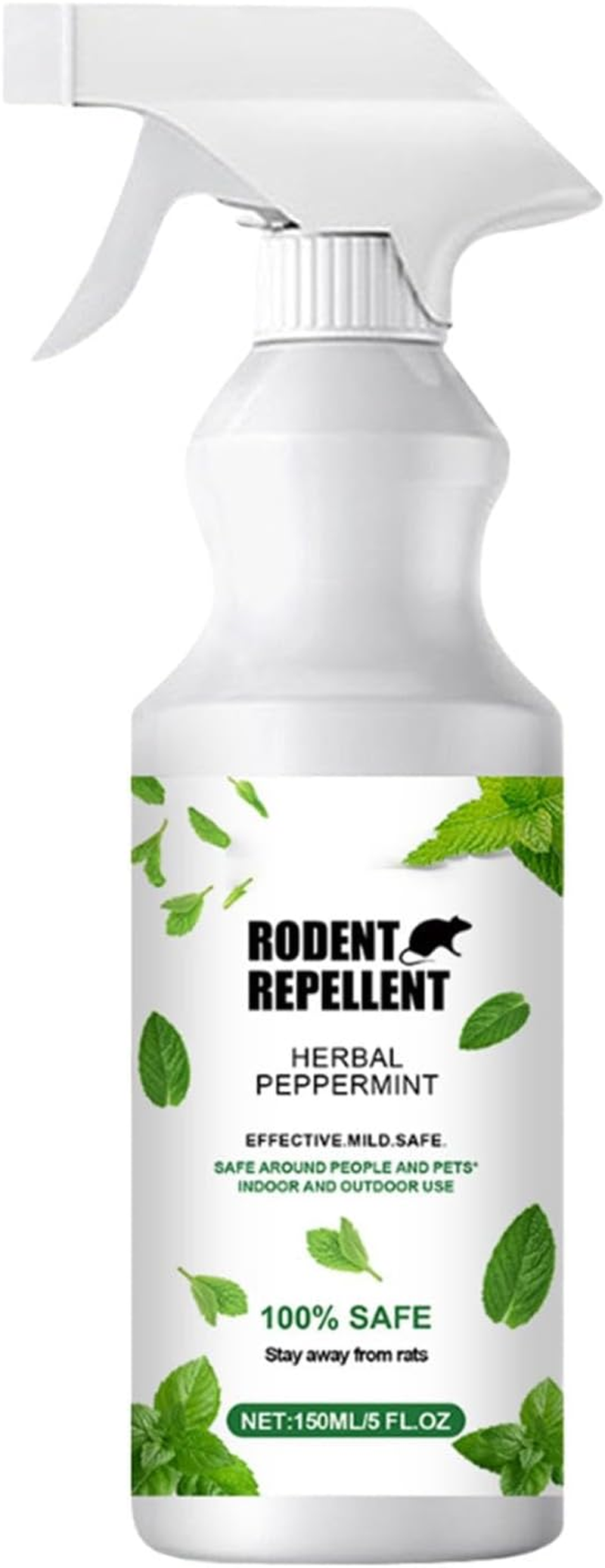 Mouse Control Spray | 150Ml Peppermint Spray for Mice Control | Humane Trap Substitute, Mouse Control Supplies for Car Engines RV Trucks Boats image number 4