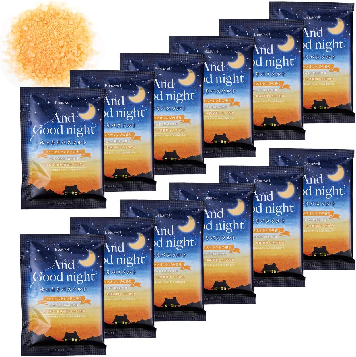 And Goodnight Relaxing Bath Salt, Value 12 Count (Seto Inshore Sea Salt), Sleepy Lavender, 1.4 Oz (40 G) X 12 Packs image number 5