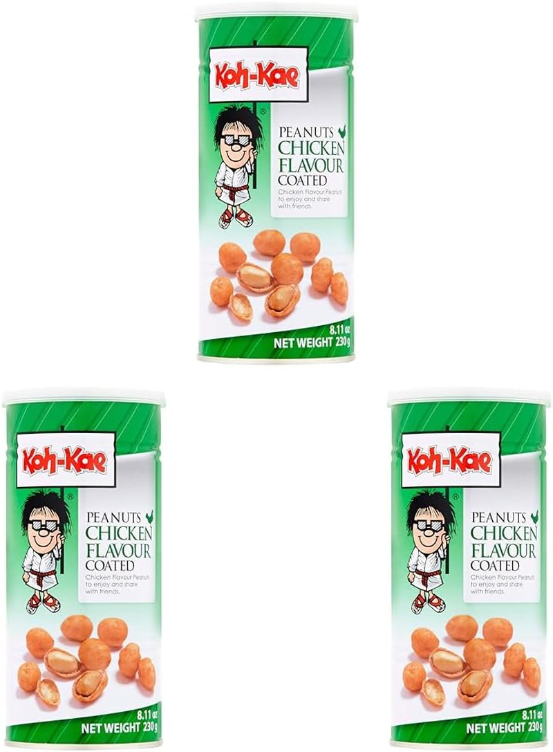 Koh Kae Tom Yum Flavour Coated Peanuts, 230 G image number 4