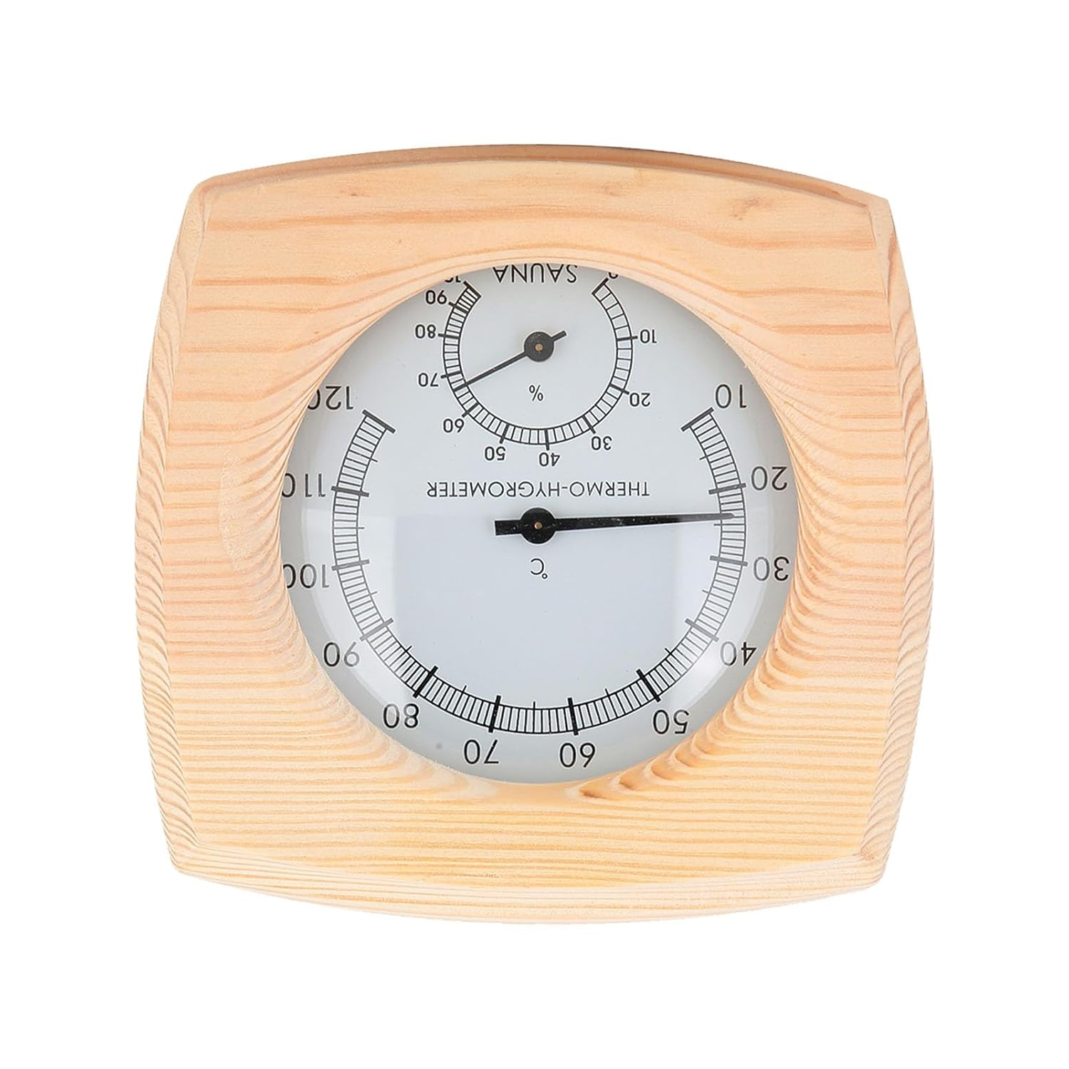 Zerodis Sturdy Sauna Room Digital Thermometer Hygrometer with High Temperature for and Accurate Monitoring, Ideal for Sauna Room, Bathroom, and Sweat Stream image number 6