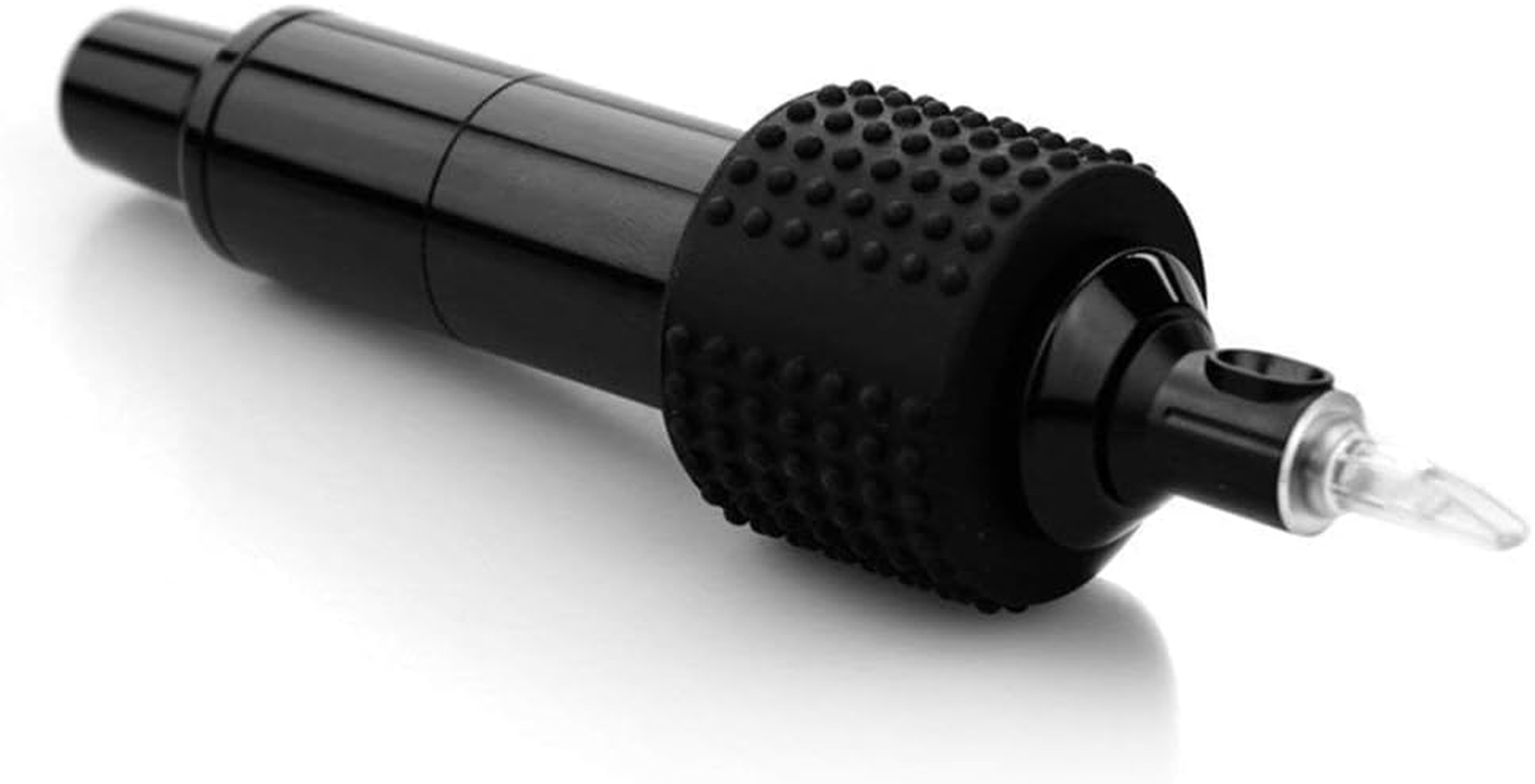 Black Tattoo Grip Cover Food Grade Silicone Diameter 25X30Mm Professional Tattoo Pen Sleeve Non-Slip Grip Accessories for Artists, Machine Parts, Professional Accessories image number 5