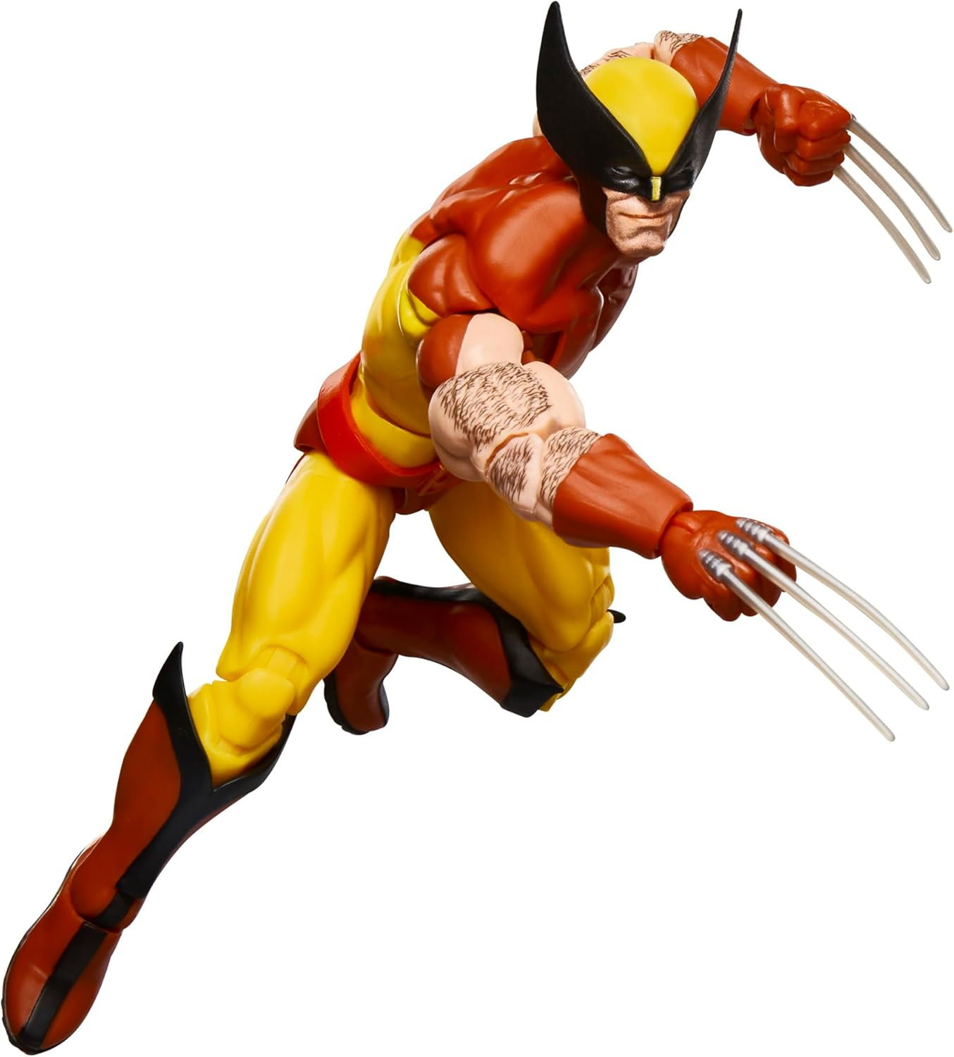 Marvel Legends Series Wolverine, X-Men Retro Marvel Comics Secret Wars Collectible 6 Inch Action Figure with Shield image number 2