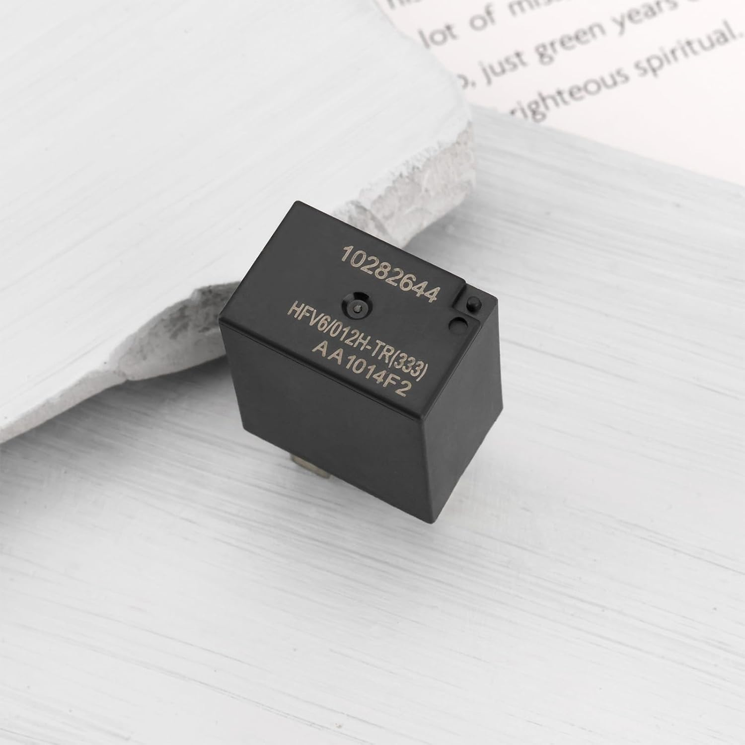 SING F LTD 2Pcs 12V 20A 4Pin HFV6/012H-TR New Energy Battery Car Air Conditioning Fan Relays Compatible with Lancia Compatible with Fiat Compatible with Alfa Romeo Black image number 2