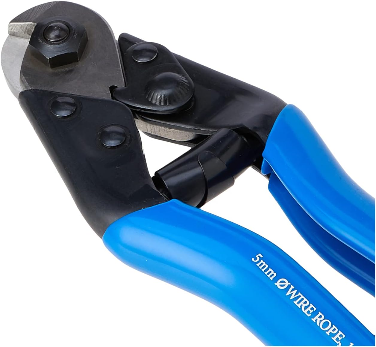 Draper 190Mm Wire Rope or Spring Wire Cutter, Blue