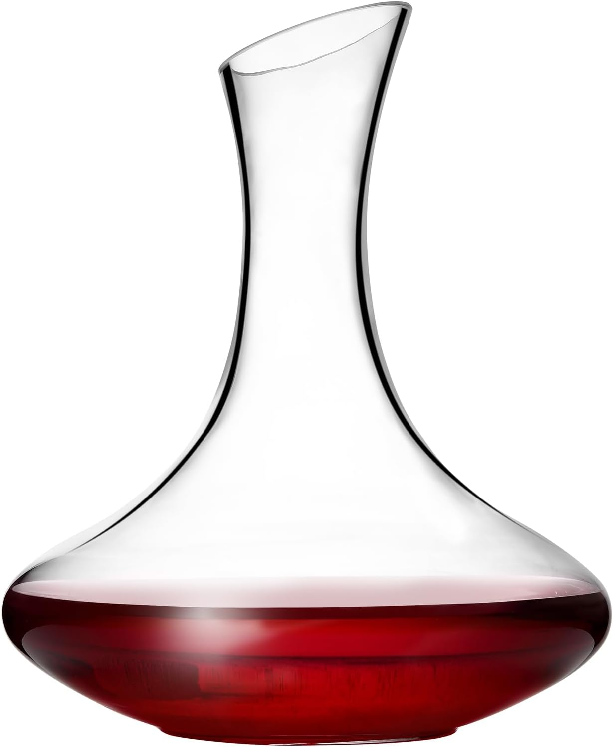 Wine Decanter 1500Ml/52Oz Elegant Red Wine Carafe Decanter, Hand Blown Lead-Free Crystal Glass Wine Carafe for White and Red Wine, Bottle Gift and Wine Accessories image number 3