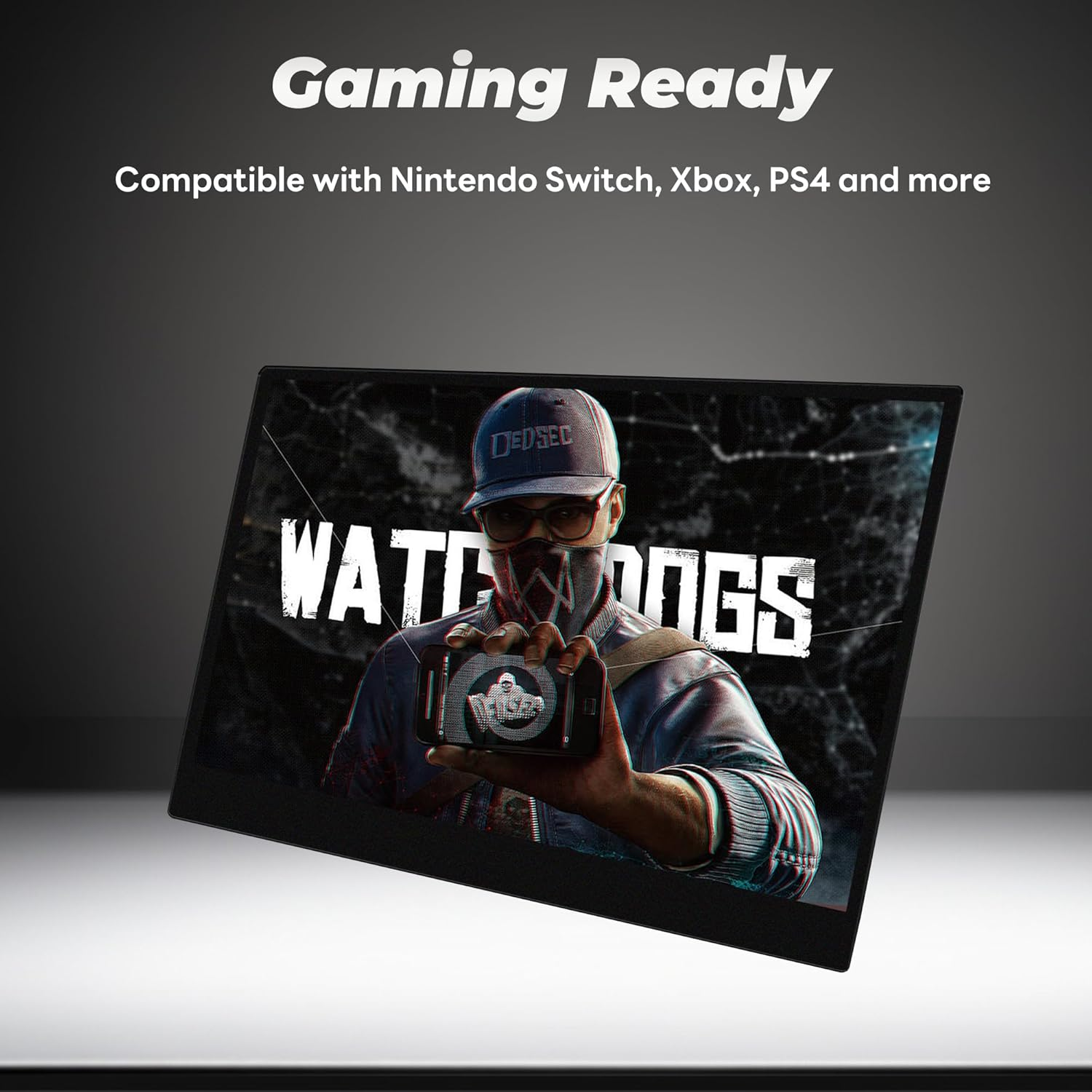 13.5 Inch 2K Portable Monitor-Ultra Slim, Full HD Display for Laptops, Pcs, Gaming, and More - USB-C and HDMI Connectivity, VESA Mount Compatibility, Eye-Care Technology, and Wide Viewing Angle image number 4