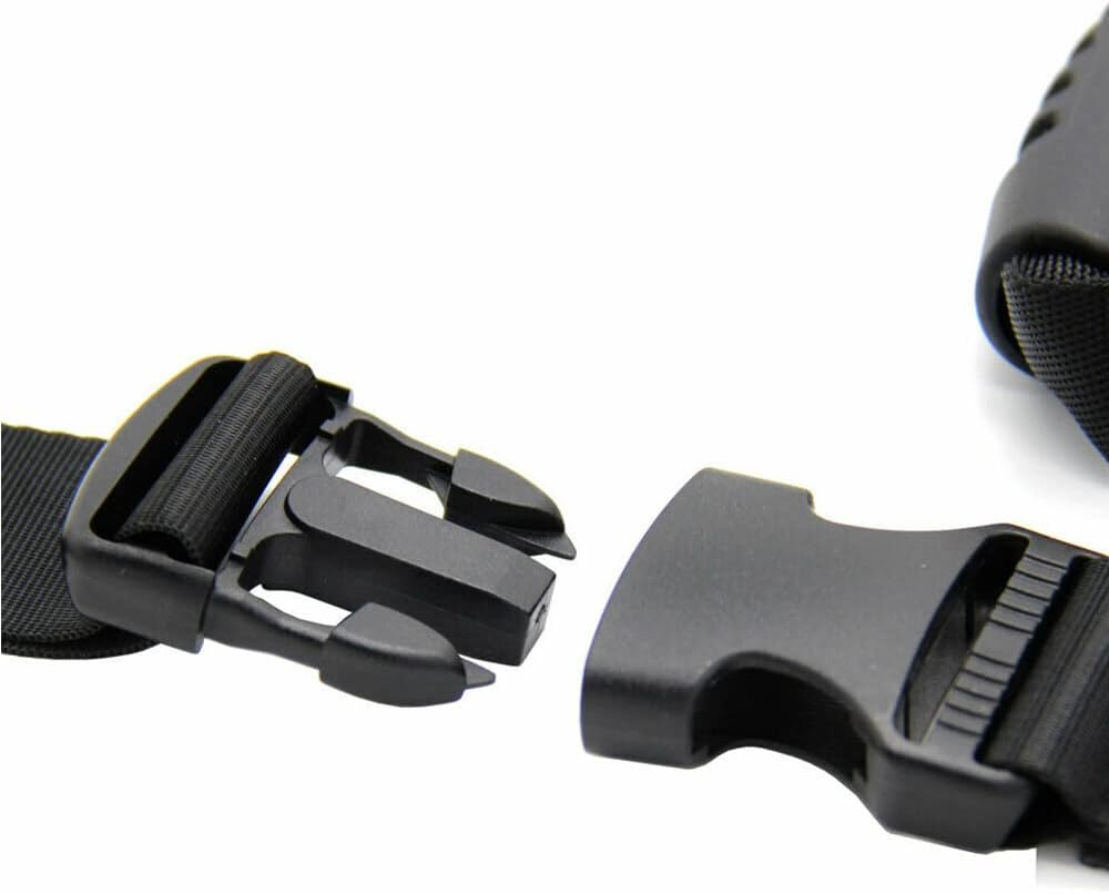 5X 38Mm Plastic Side Quick Release Buckle Clip Cord Strap Fastener Webbing Bag image number 4