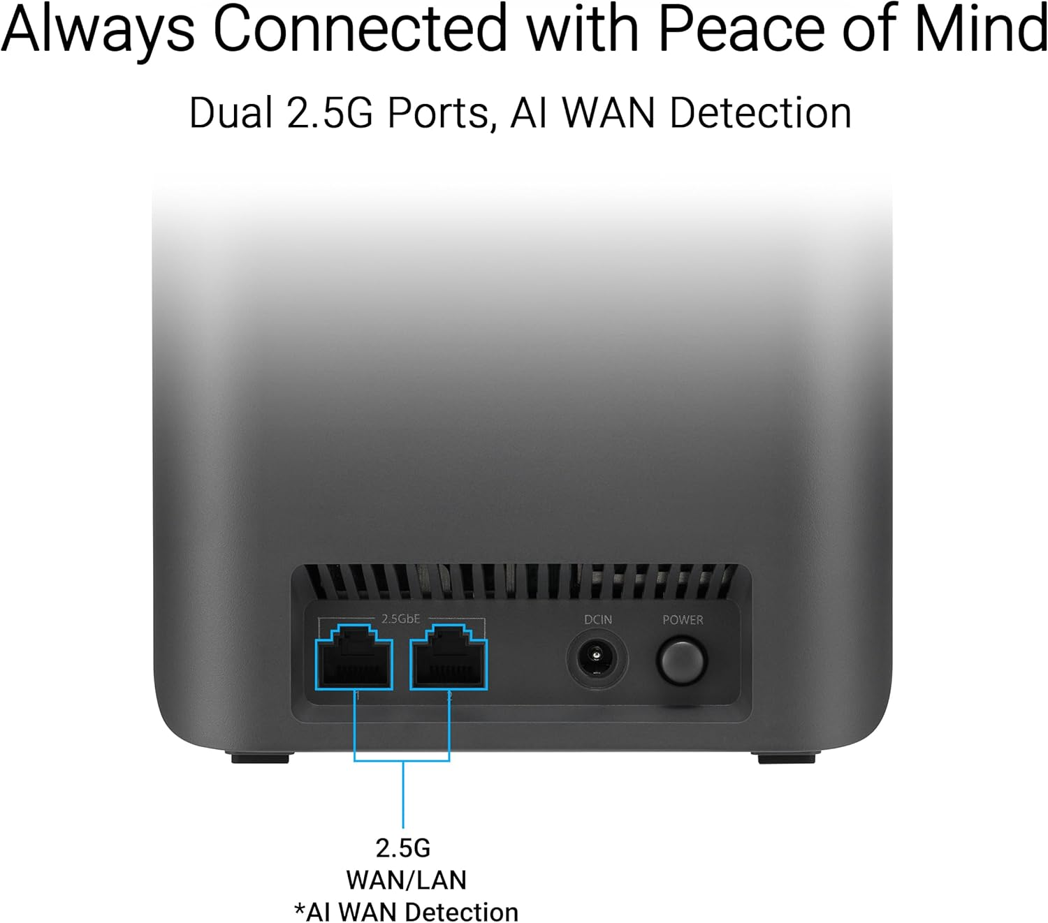 ASUS Zenwifi BD4 Dual-Band Wifi 7 Mesh, 3600 Mbps, 4900 Sq.Ft. (2Pk), Dual 2.5G Ports, Security and Parental Controls Included, Smart Home Master Ssids image number 1