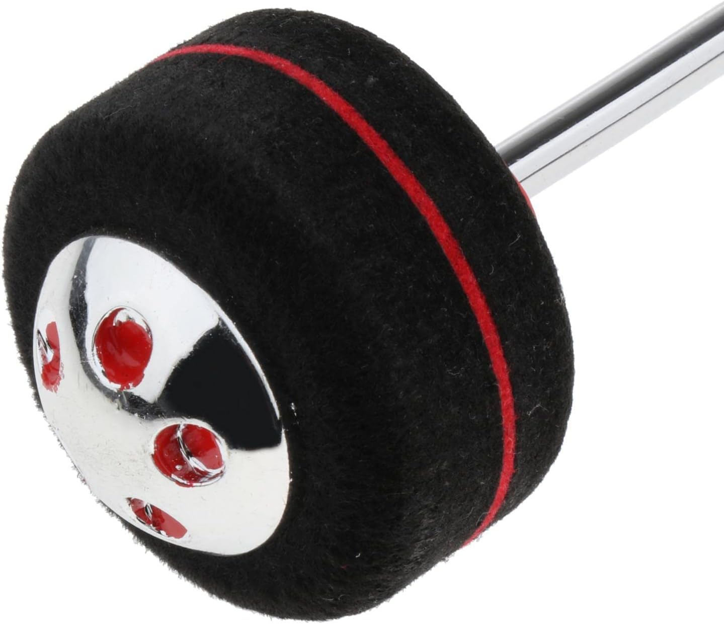 Generic Drum Kick Beater Head,Stainless Steel,Black Drum Pedal Beater, image number 3