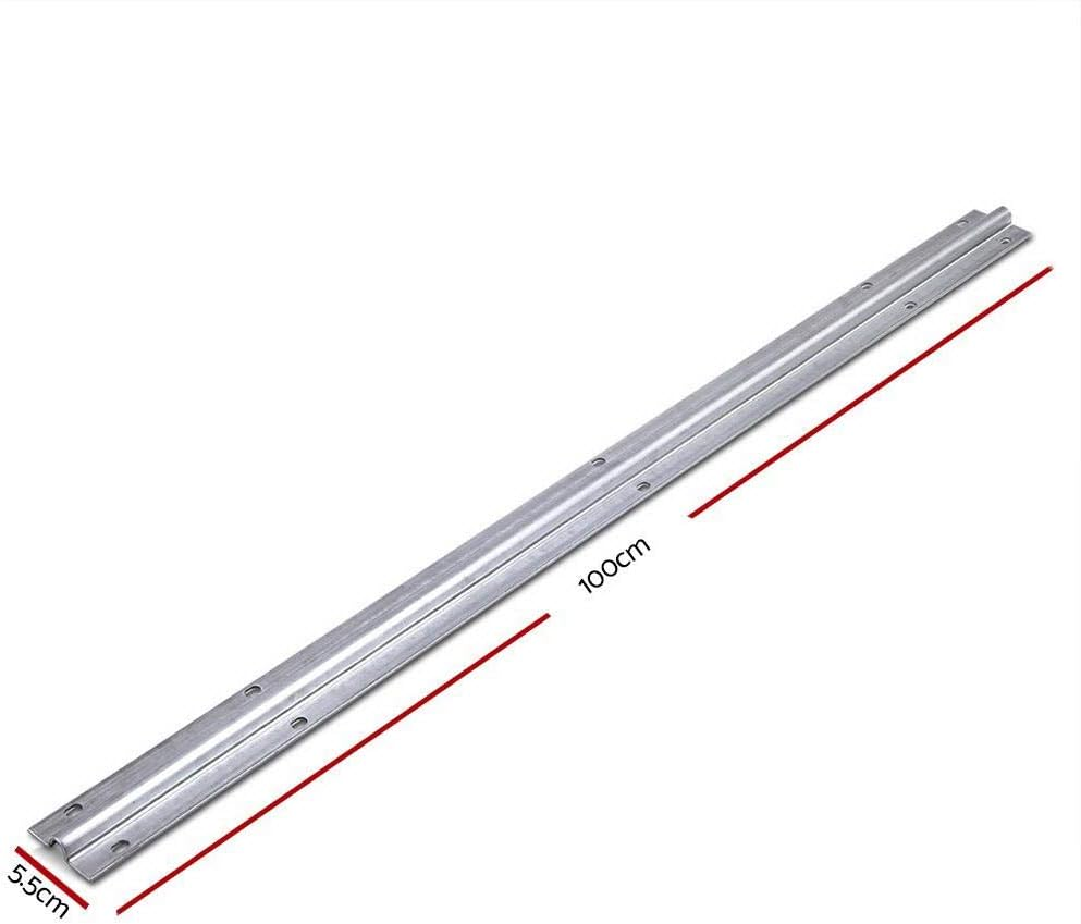 Sliding Gate Opener, Electric Home Security Door Lock, Gear Hardware Kit Galvanised Ground Track Stopper Bearing Wheels Guide Bracket with 2 Nylon Rollers image number 3