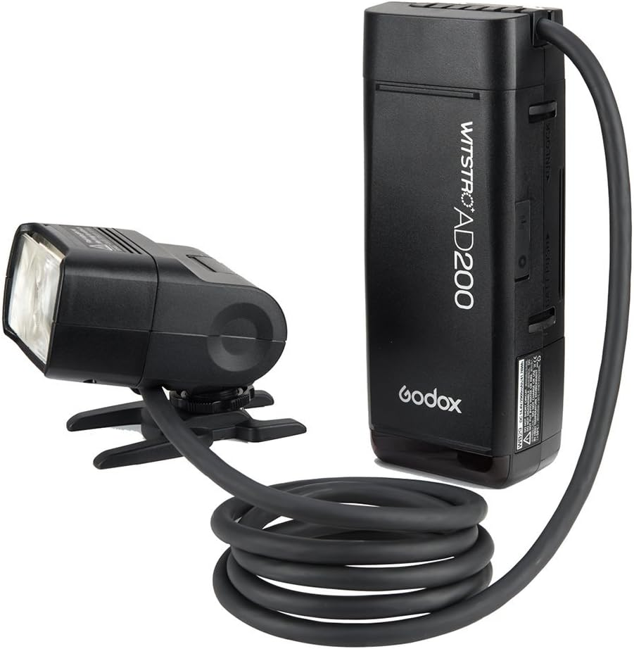 Godox EC200 Extension Flash Head for AD200 Ad200Pro AD200 Pro and Flashpoint Evolv 200 Pocket Flash Speedlite image number 2