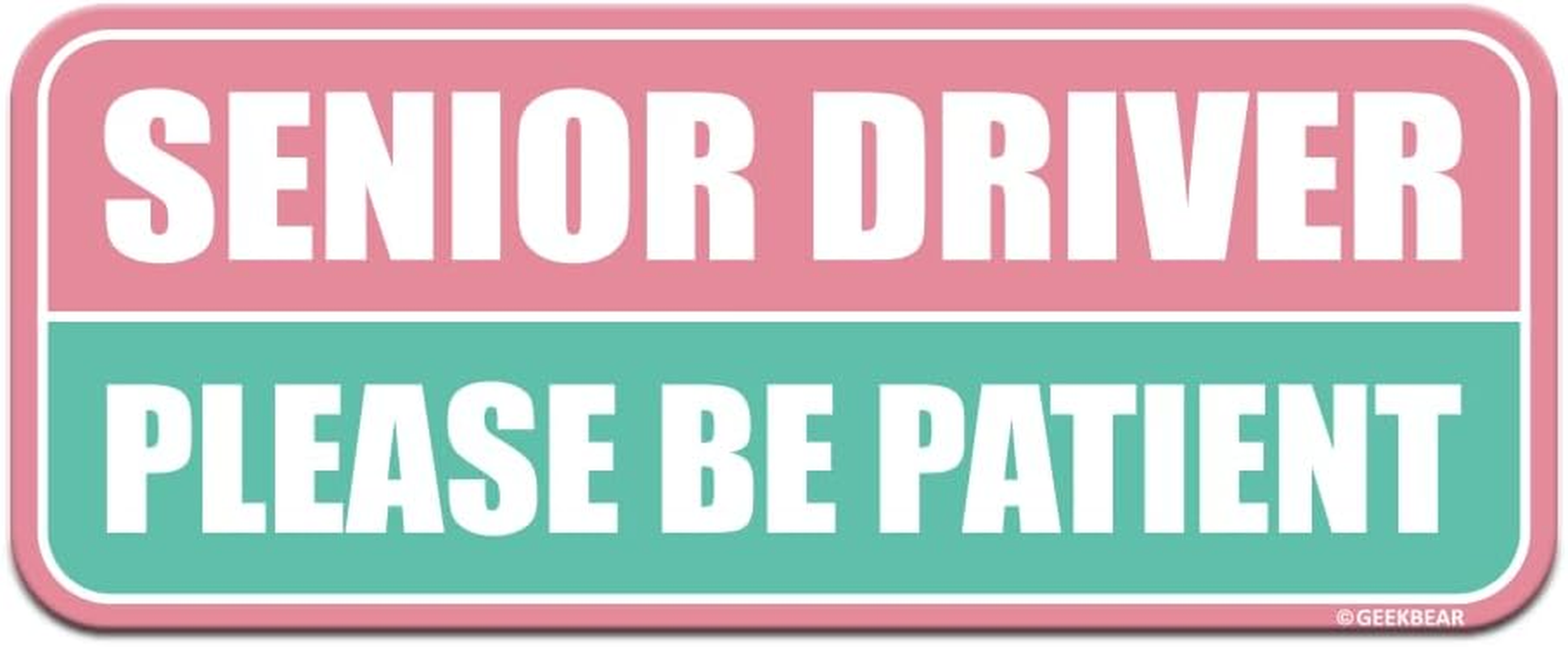 Senior Driver Magnet_Rectangular Type (1 Pack) (Navy/Blue)