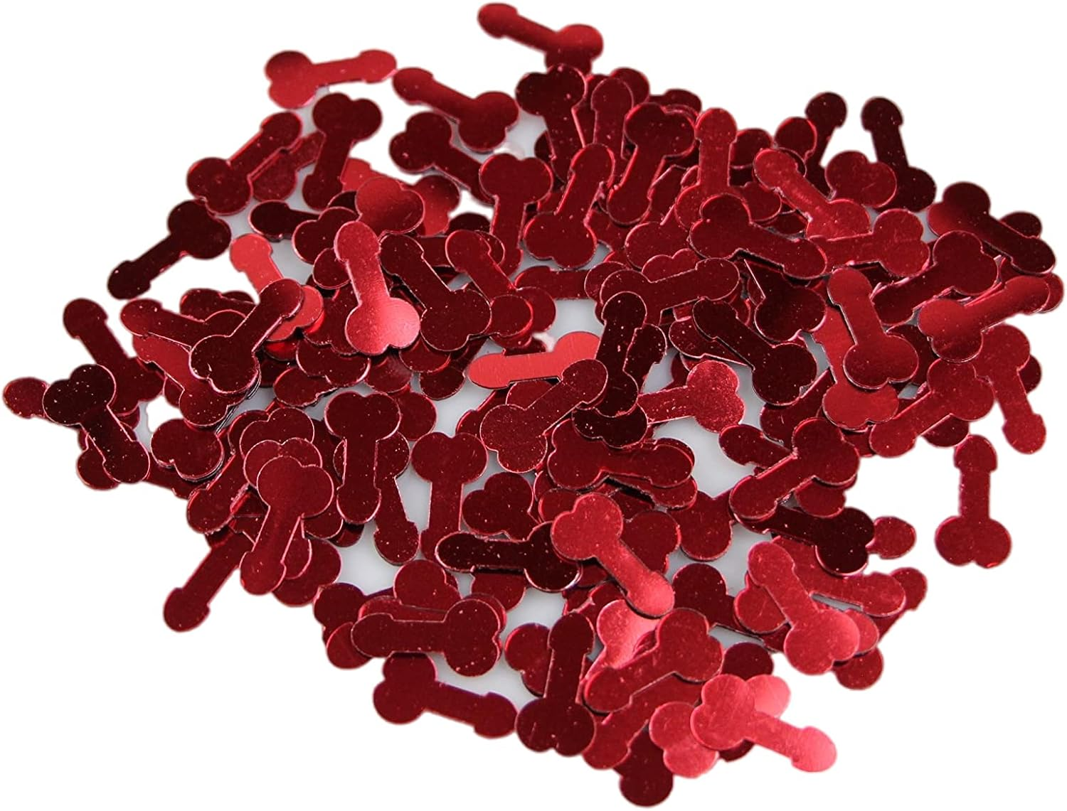 Confetti Penis Hens Night Party Willy Bachelorette Decoration Red image number 2