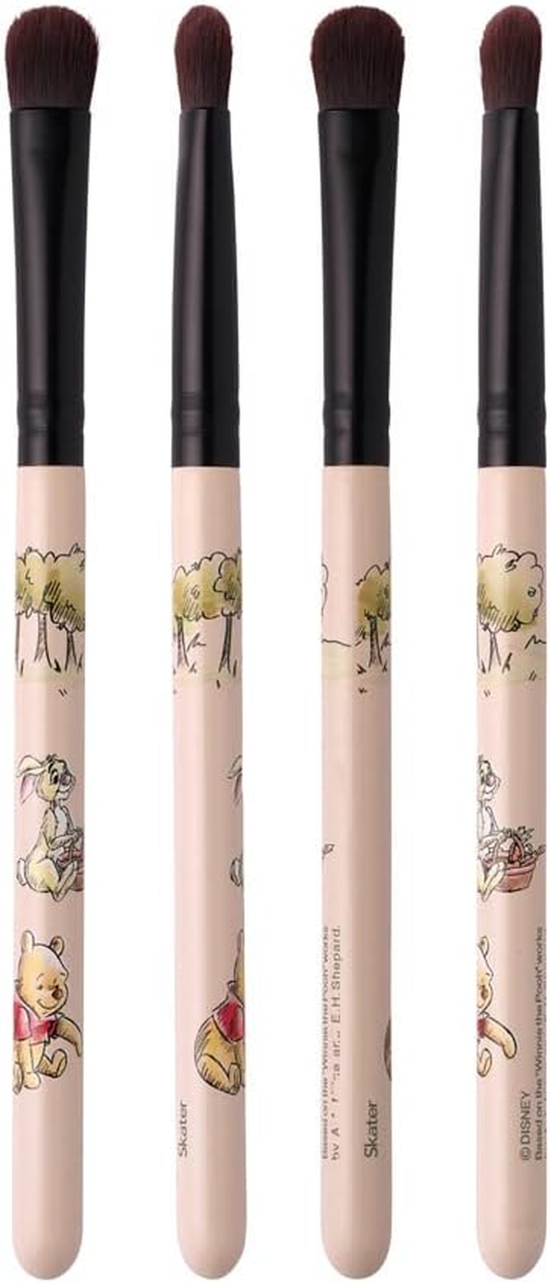 Skater MUB5S Makeup Brush Set, Makeup Brush, Set of 5, Disney Winnie the Pooh - Winnie The Pooh image number 3