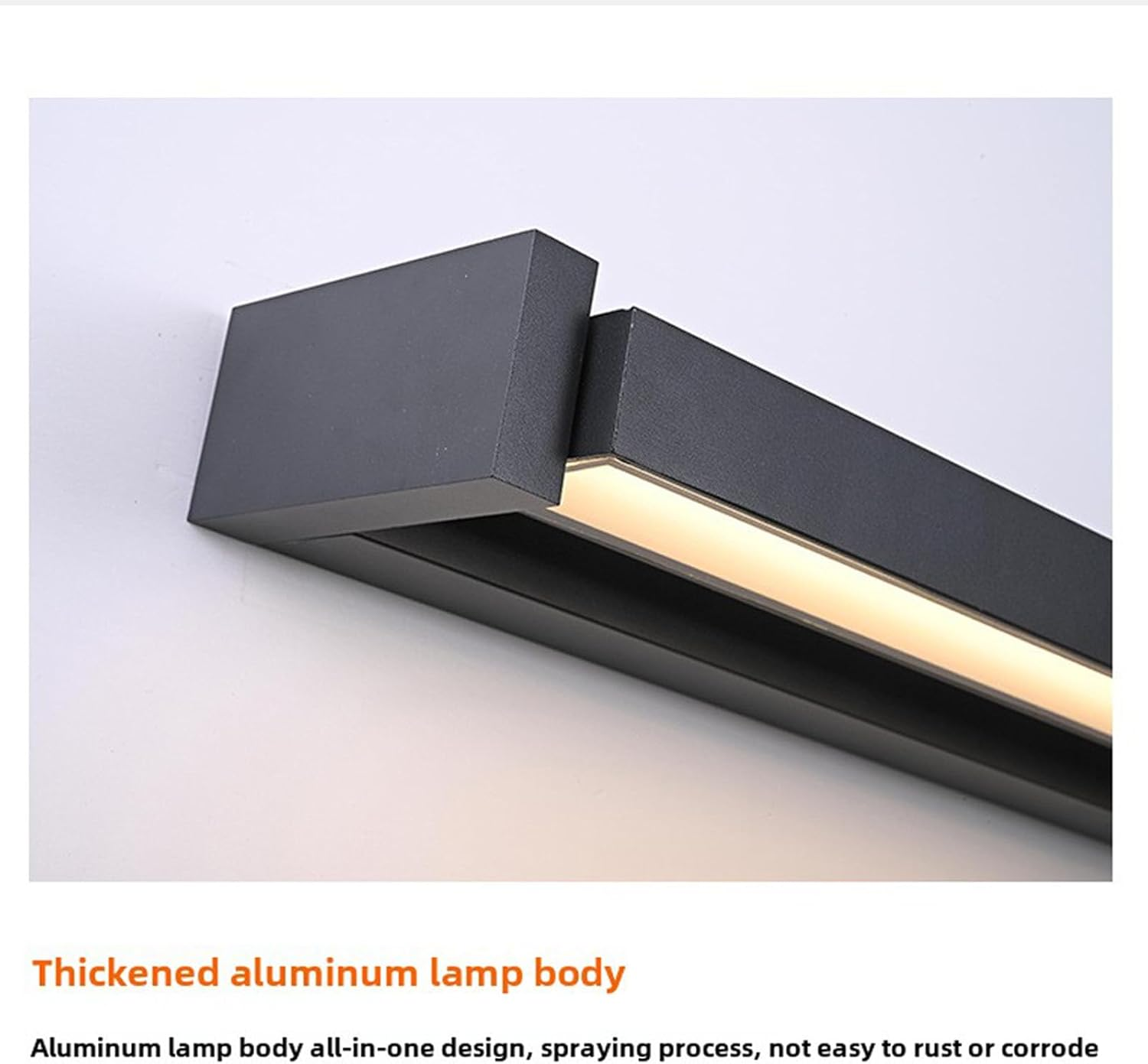 Wall Lights Outdoor LED Waterproof IP65 Garden Wall Lamps 350&deg; Swiveling Modern Wall Sconce Aluminum Acrylic Indoor outside for Entrance Villa Terrace Hallway Square (White White Light,34Cm) XXZ image number 1