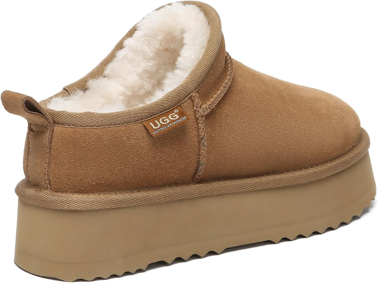 Ugg Australian Shepherd Nano Classic Platform | Cow Suede Upper - Women - UGG Boots image number 4
