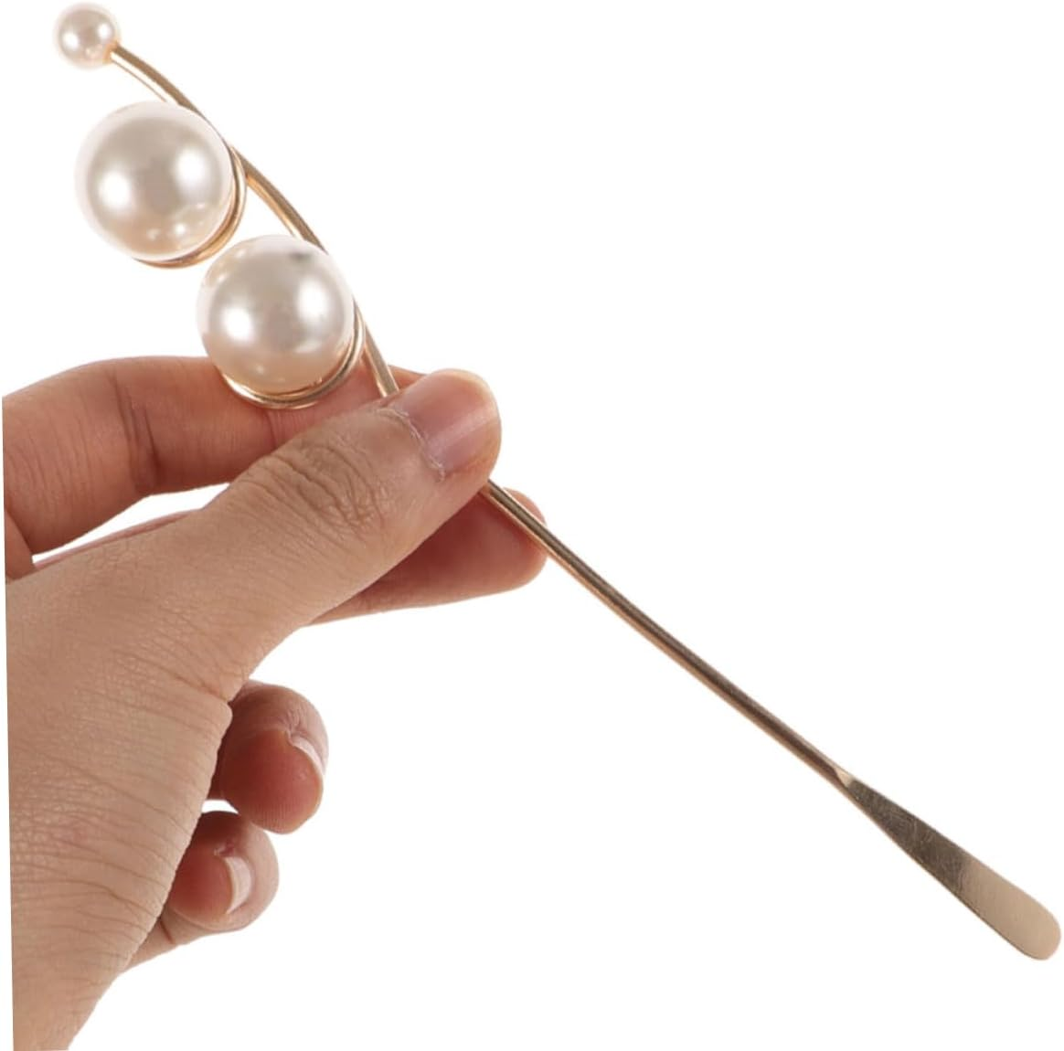 AUTSUPPL 2Pcs Nail Art Stirring Rods Pearl Head for Nail Accessories Stir Sticks Epoxy Stir Sticks for Mixing image number 4