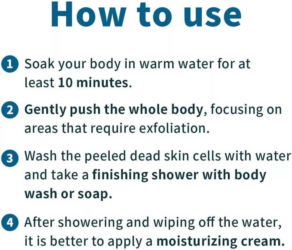 Korean Towels | Exfoliating Bath Glove | Bath Scrub | Dead Skin Remover Glove | 100% Viscose | Bath Glove | De-Tan Scrub | Bath Scrub | Bath Mitt | Hammam Gloves | Bath Scrubber (Large) Pack of 2 image number 6