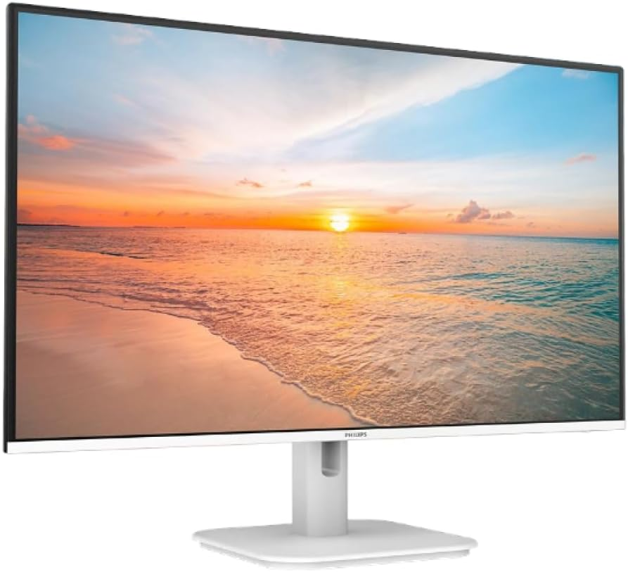 Philips 27E1N1100AW 27Inch 100Hz FHD IPS Monitor, White image number 3