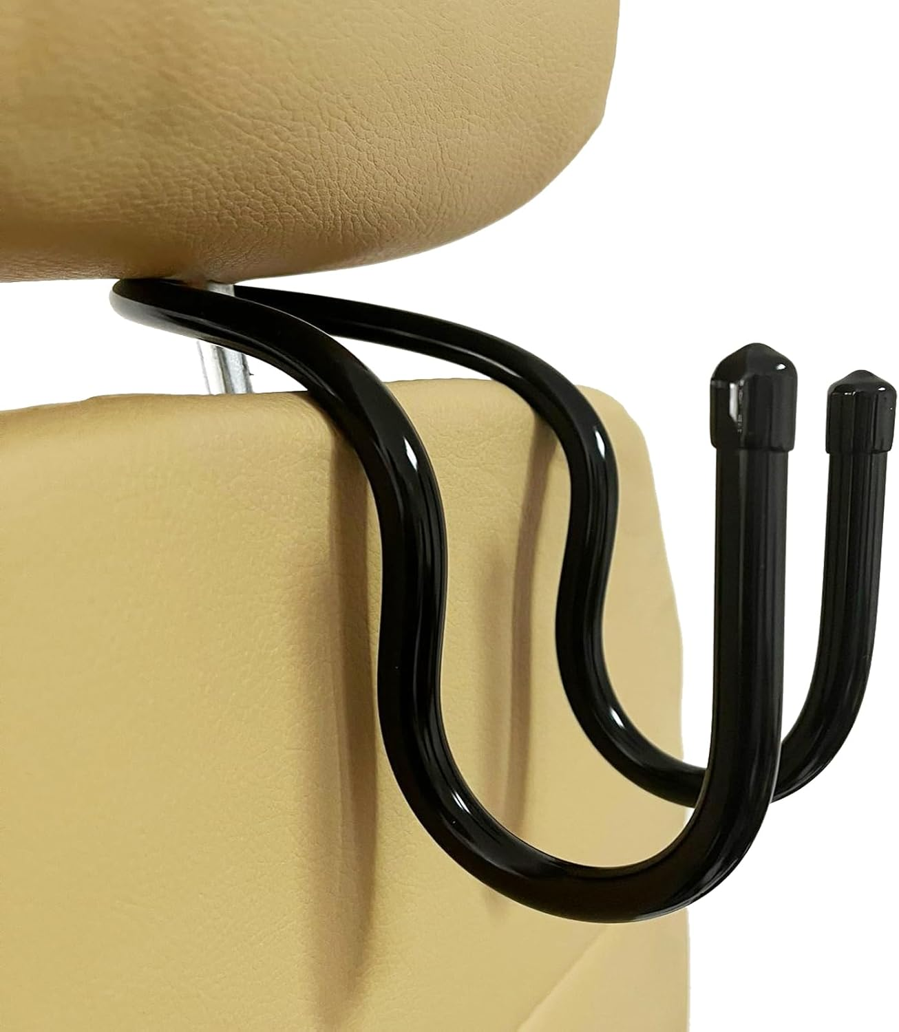 Pmsanzay Flexible Car Seat Headrest Hook, Universal Headrest Storage Hanger for Purse Bags Coat Cowboy Hat Umbrella, Easy to Shape - Many Uses in a Car or Truck, Flexible and Sturdy - No Scratches image number 5