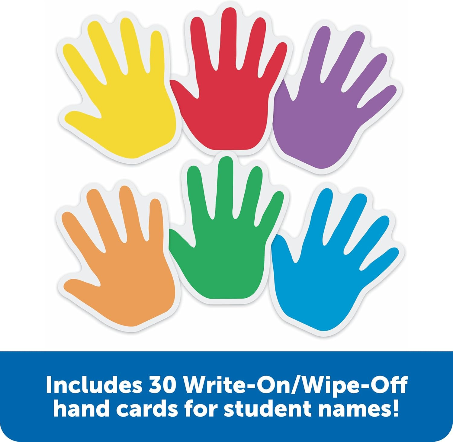 Learning Resources Helping Hands Pocket Chart, Classroom Organization, Teacher Accessories, 30 Cards, Ages 5+ image number 2