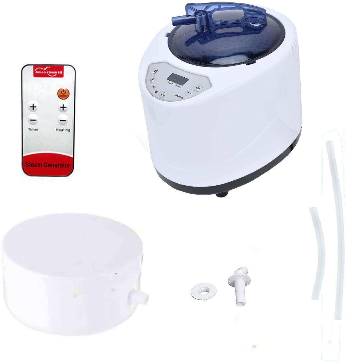 2.6L Sauna Steamer, Portable Steam Generator with Remote Control, Stainless Steel Pot, Spa Machine with Timer Display for Body Detox AU Plug image number 6