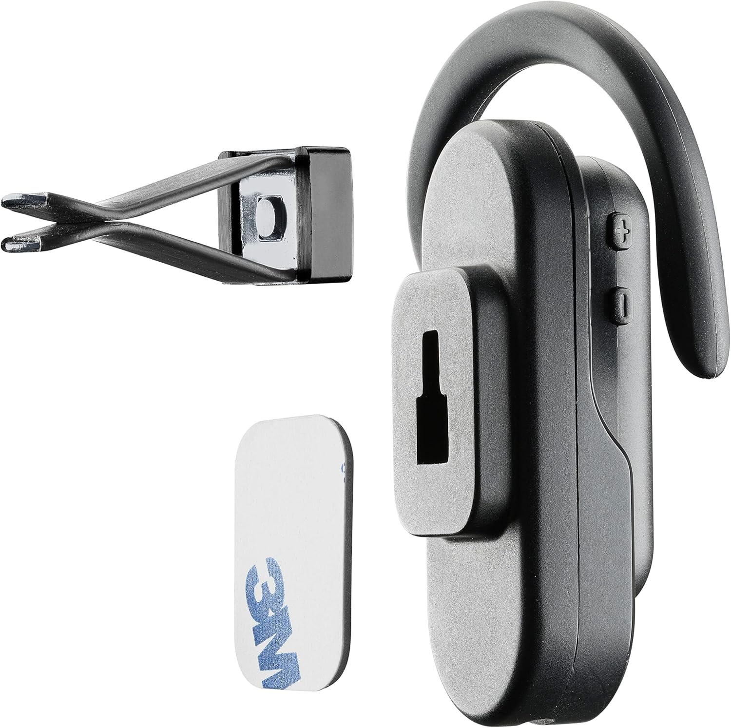 Cellularline | CAR Flat | Auricolare Bluetooth Mono Con Supporto Auto Da Bocchette Di Areazione O Adesivo - Talk Time: 6 Ore - Ricarica : 1.5 Ore - Portata: 10Mt image number 4