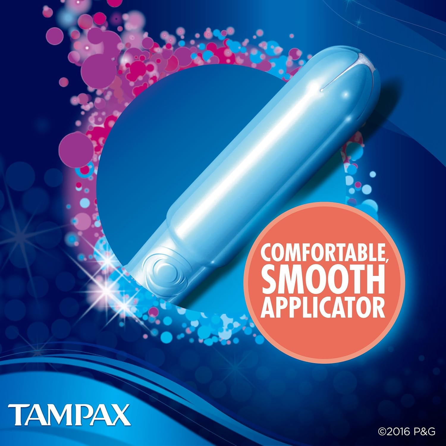 Tampax Pearl Plastic Unscented Tampons, Ultra Absorbency, 18-Count (Pack of 12) image number 1