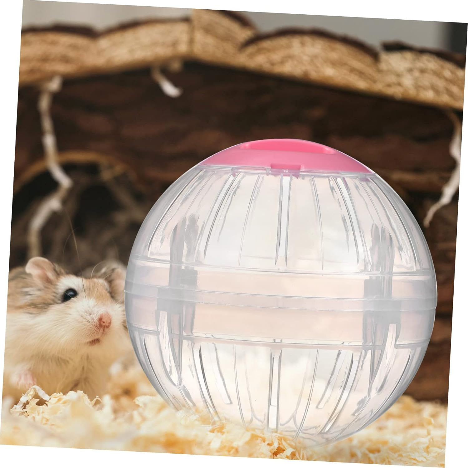 Minkissy 2Pcs Hamster Exercise Balls Pet Workout Balls for Hamster Toys for Small Animals Exercisers image number 4