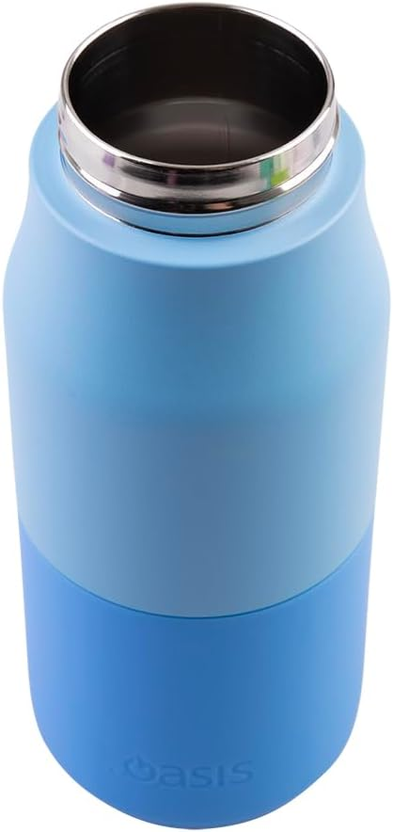 Oasis Stainless Steel Double Wall Insulated 'Jnr' Drink Bottle W/Sipper 400Ml - Blue