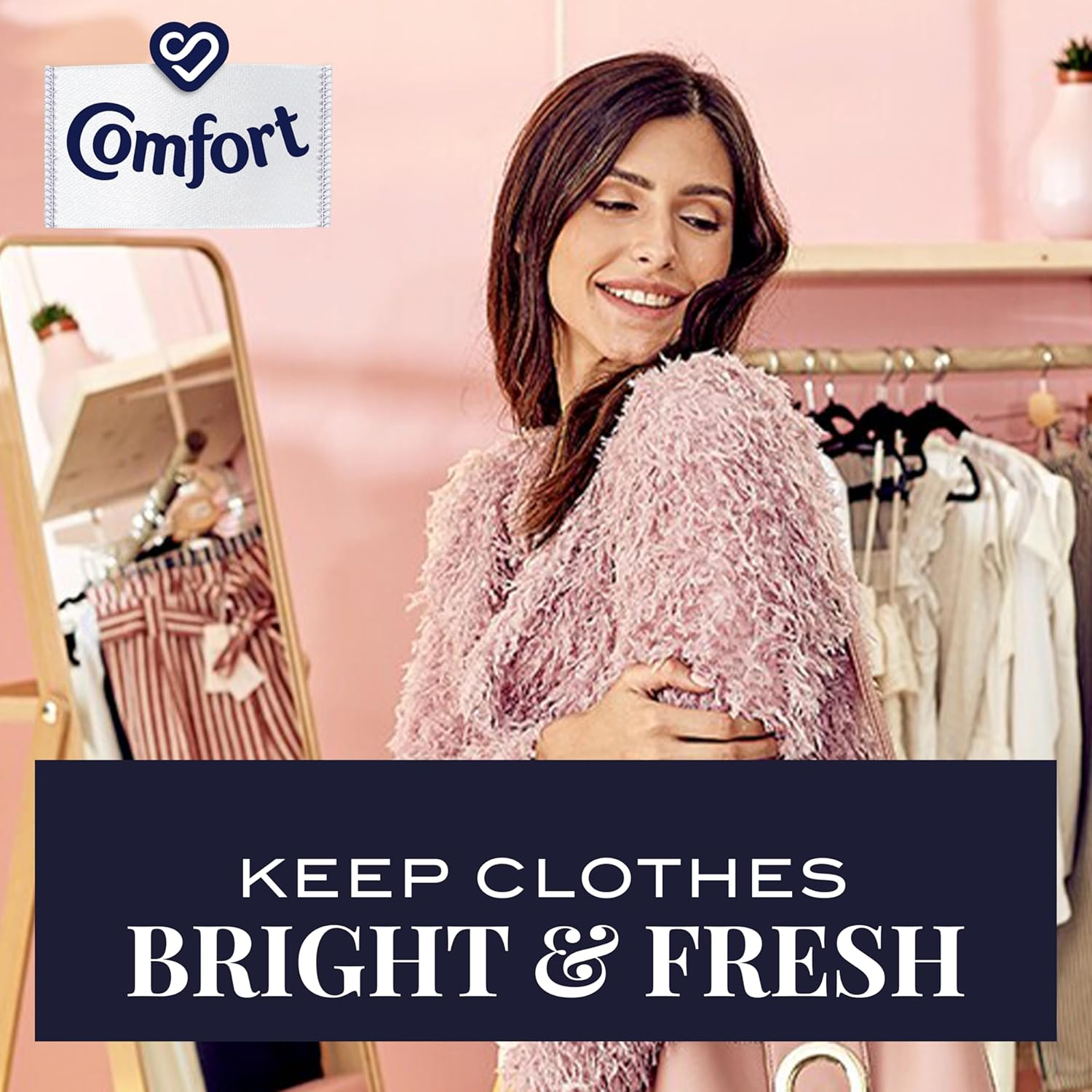 Comfort Concentrate Liquid Fabric Conditioner & Softner 900Ml, Fragrance Collection LIMITED EDITION FLORAL BLUSH, 28 Days of Freshness image number 6