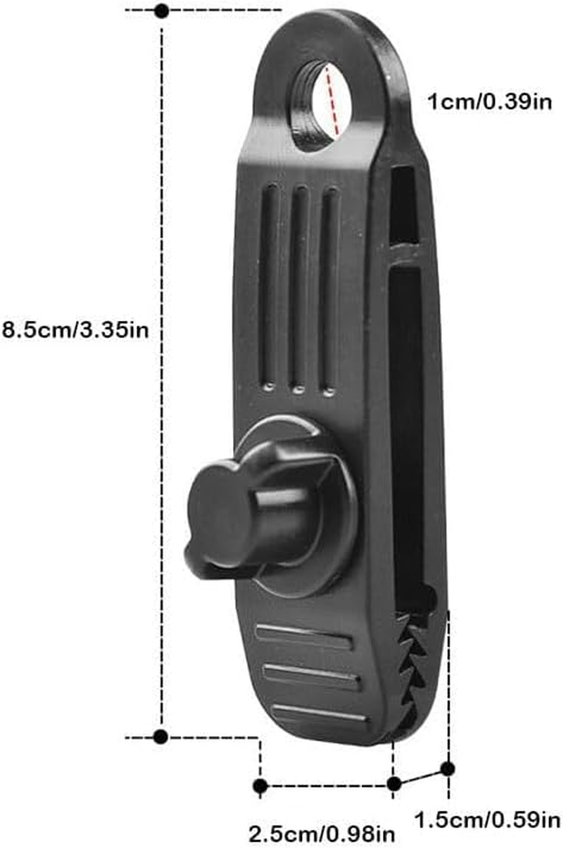 10 Pieces Camping Hiking Picnicking Tent Tarp Fasteners Windproof Awning Wind Rope Clip Fastening Clamps Outdoor Equipment