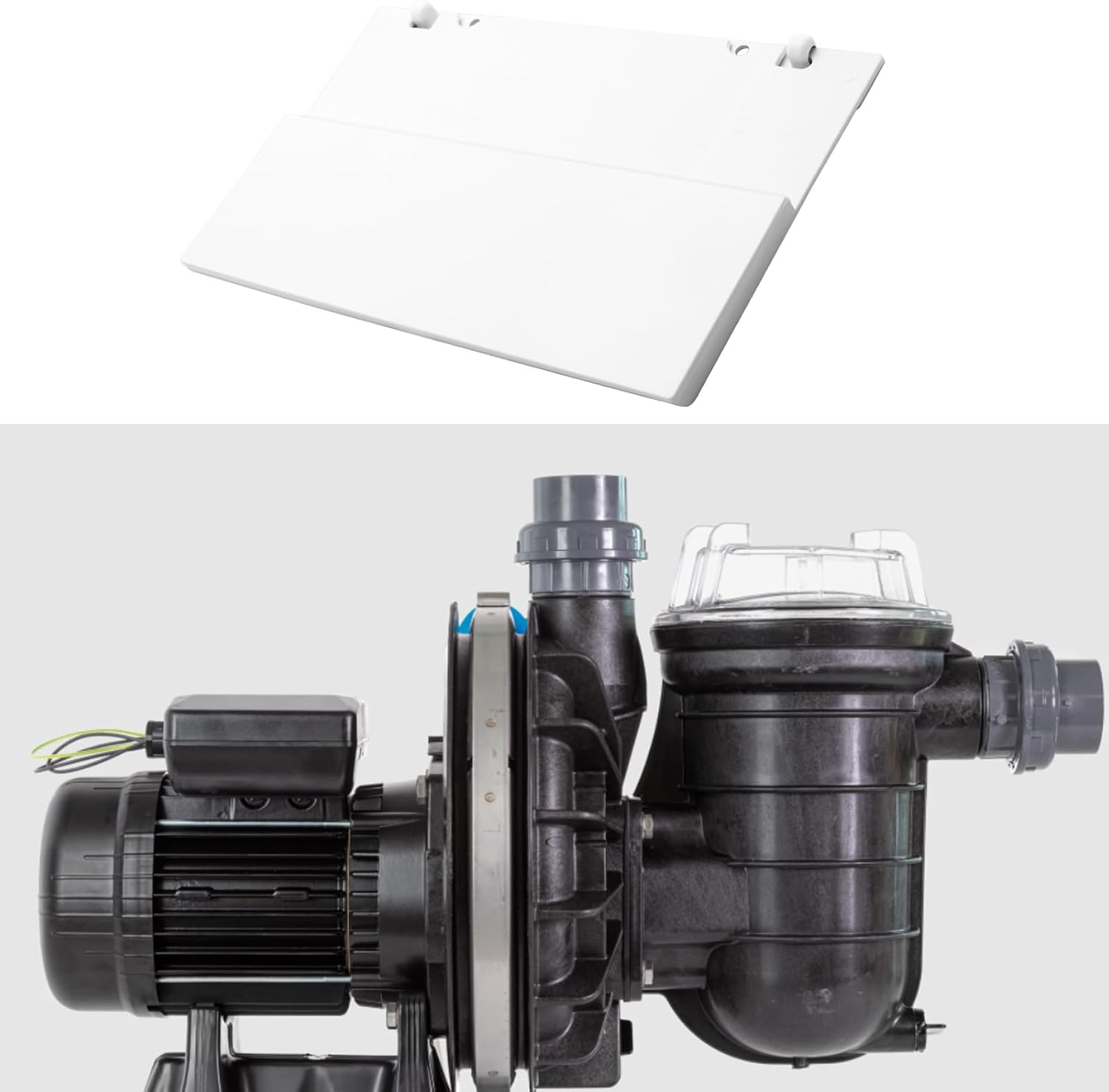 SING F LTD 2PCS Pool Skimmer Weir Assembly Replacement Part 08650-0022 Compatible with Pentair Compatible with Sta-Rite U-3 Skimmer Pool Skimmer Door Flap image number 2