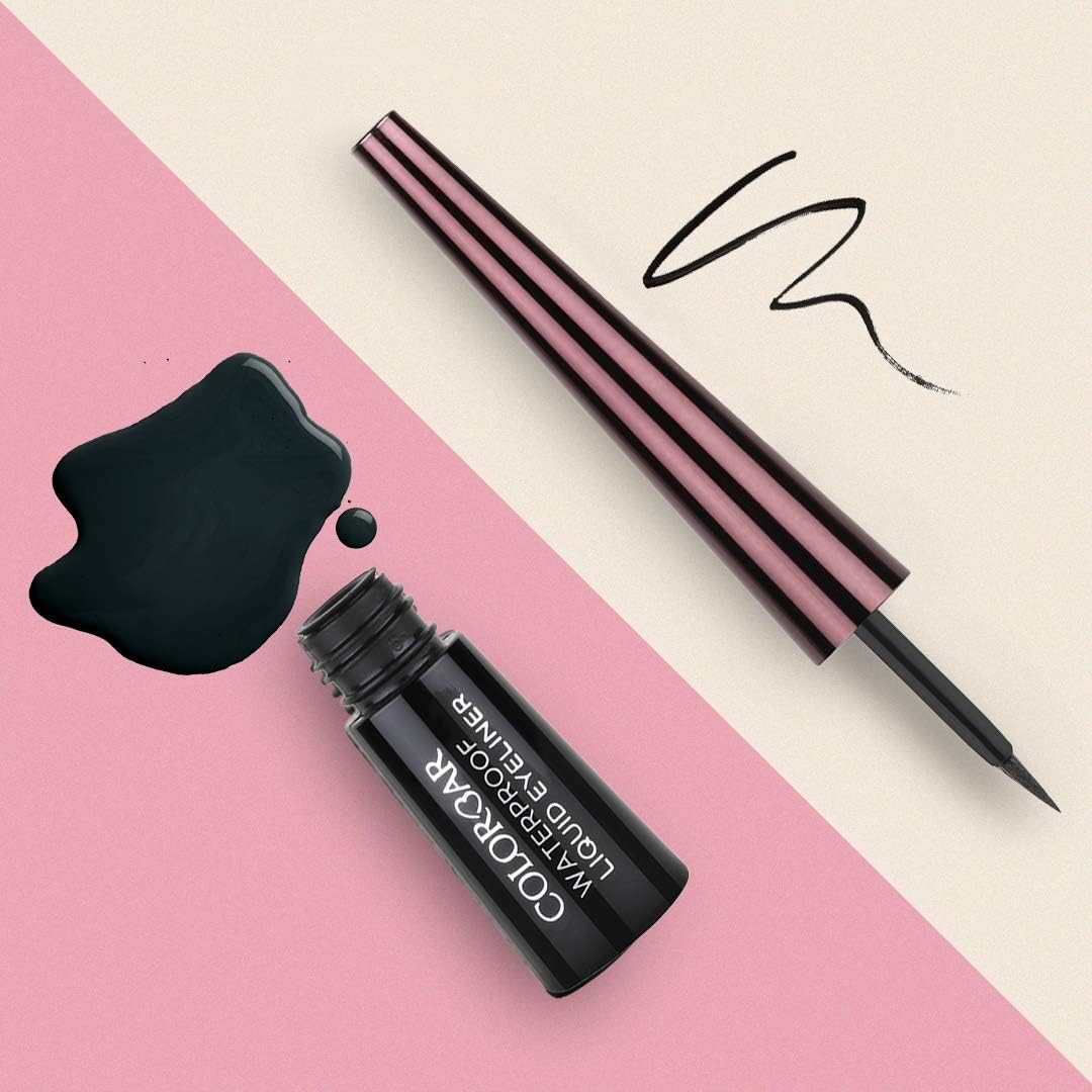 Colorbar Waterproof Liquid Eyeliner, Black - HRD Global Store image number 3