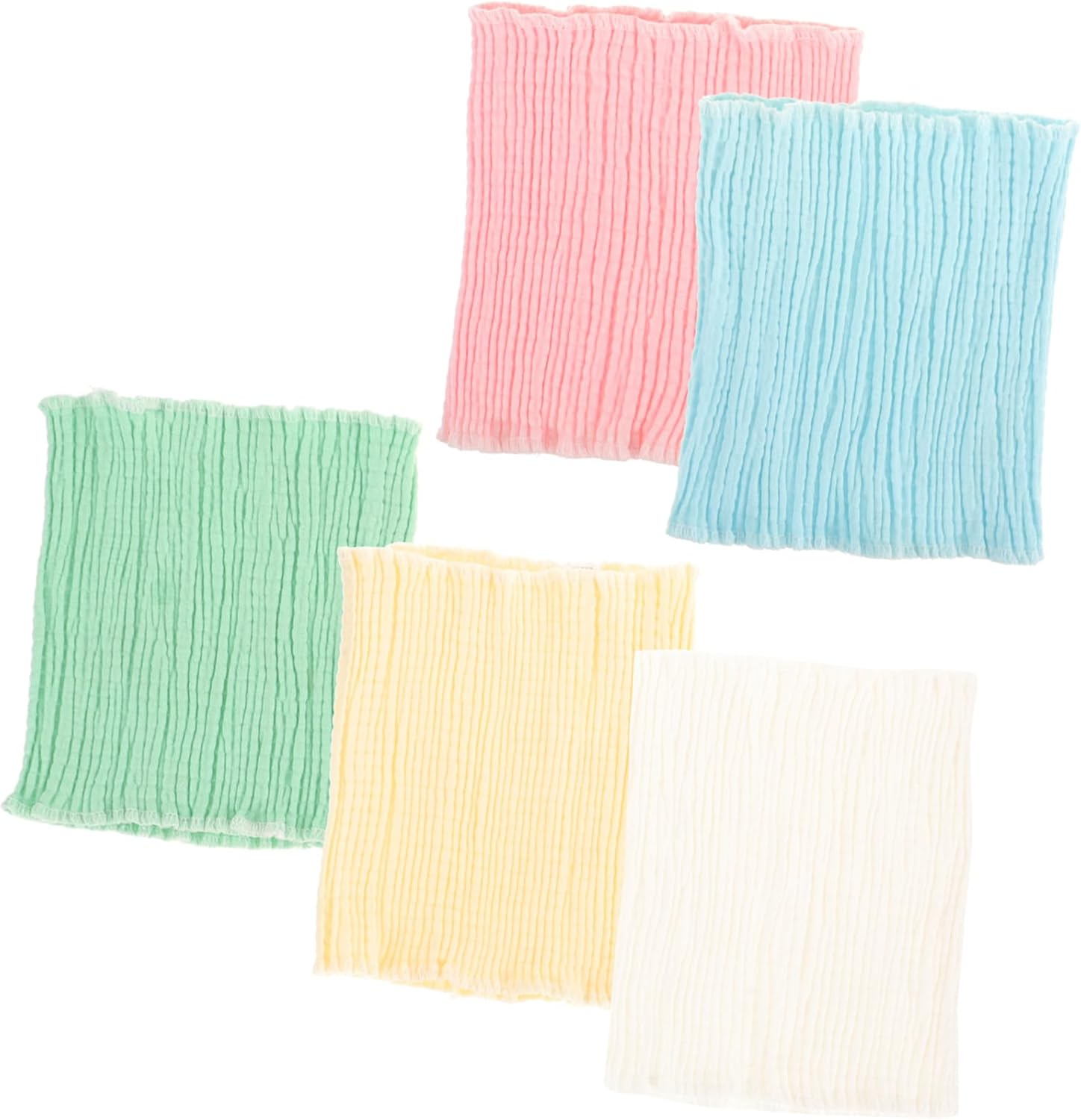 ERINGOGO 5Pc Baby Belly Bands for Newborns, Infant Navel Straps Gas and Colic Relief, Cotton Soft Elastic Waist Support, Thick Wide Soft Breathable Wraps for Baby Supplies image number 4