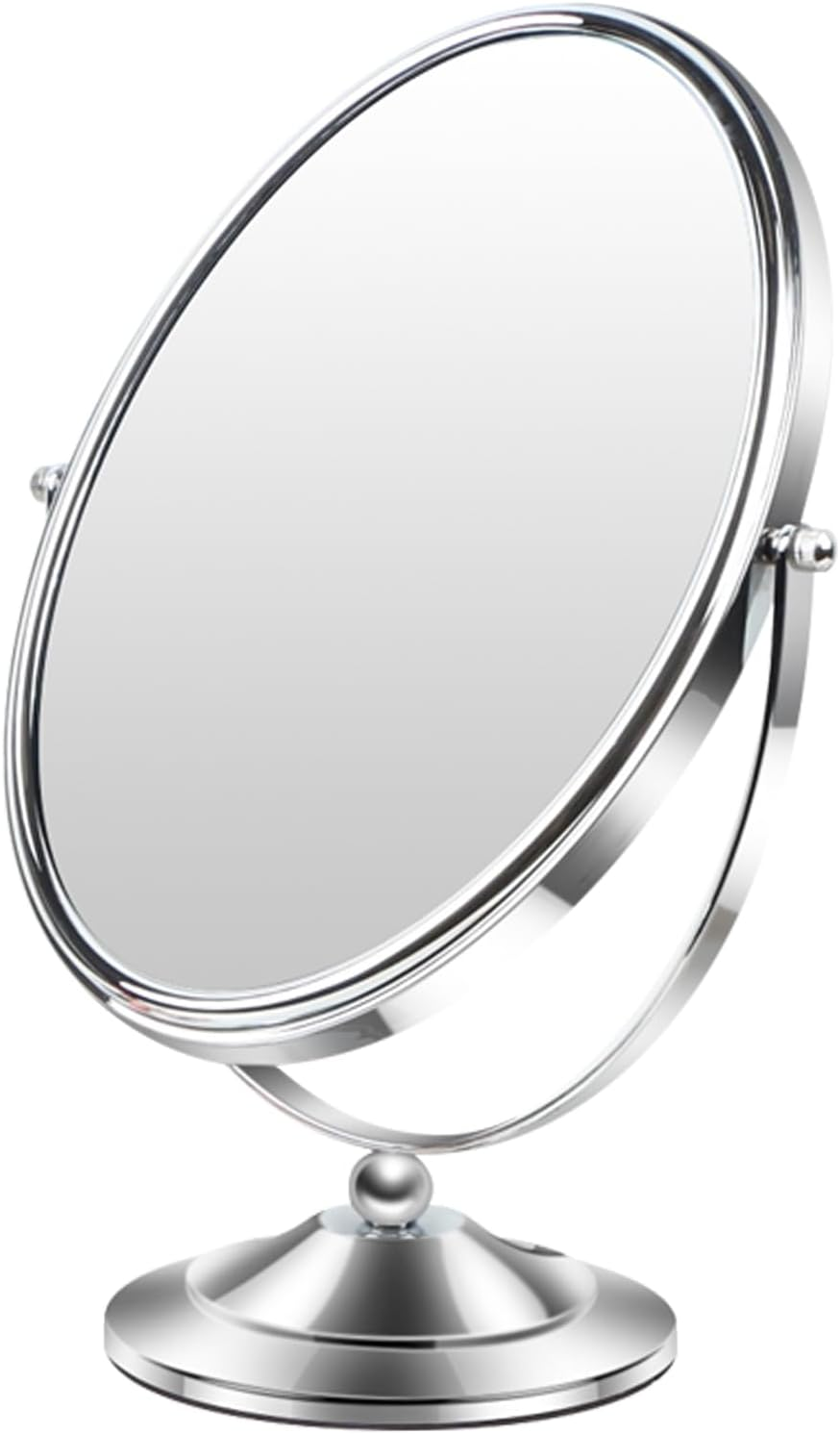 Vanity Mirror Makeup Mirror with Stand, 1X/3X Magnification Double Sided 360 Degree Swivel Magnifying Mirror, Portable Table Desk Counter Top Mirror Bathroom Shaving Mirror image number 3
