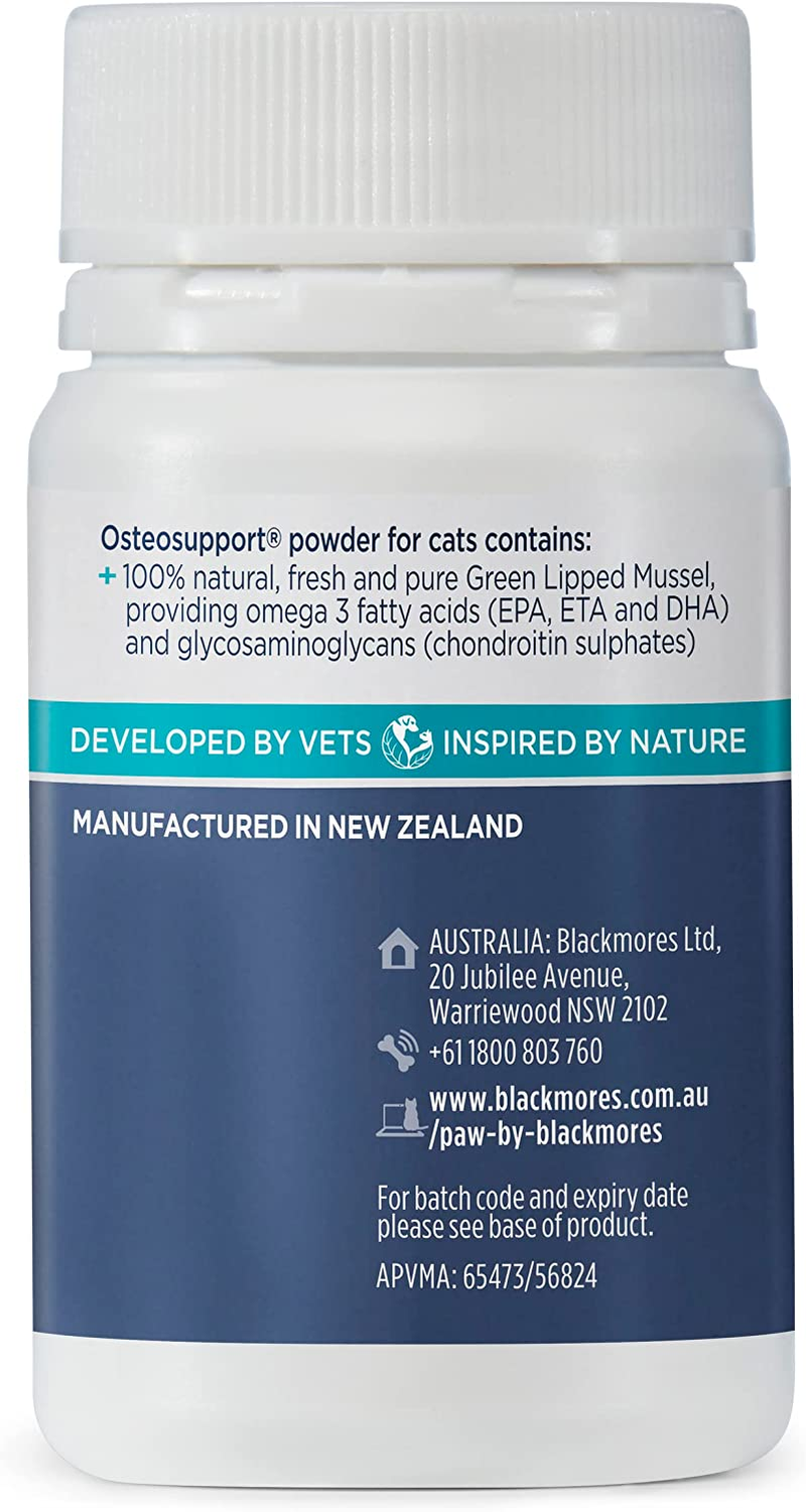 PAW by Blackmores Osteosupport&reg; Joint Care Powder for Cats | Provides Relief of Arthritic Symptoms | 60 Capsules