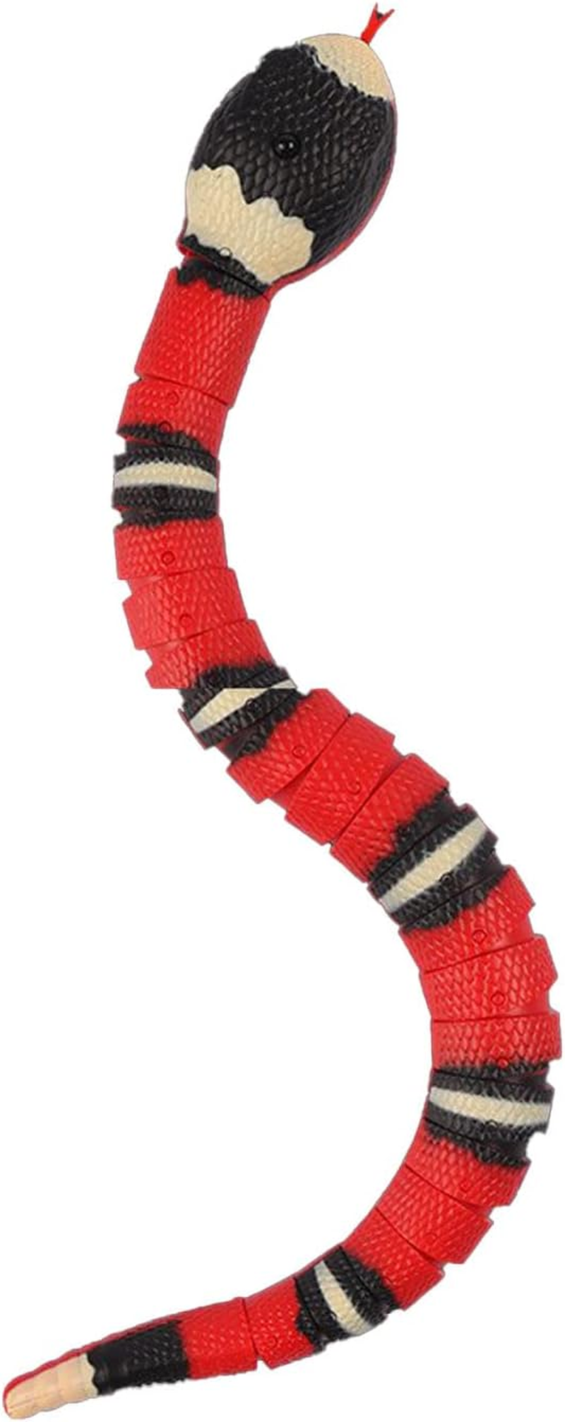 Smart Sensing Snake Toy for Cats, Interactive Simulation Induction Electric Snake Toy for Cats, Dogs & Kids - USB Rechargeable, Automatically Senses Obstacles image number 2