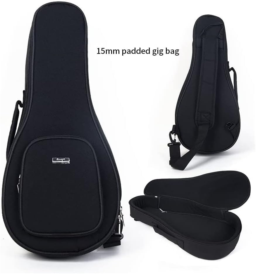 Enya EUR-X1 HPL round Soprano Ukulele with Gig Bag and Accessories Capo Strap image number 2