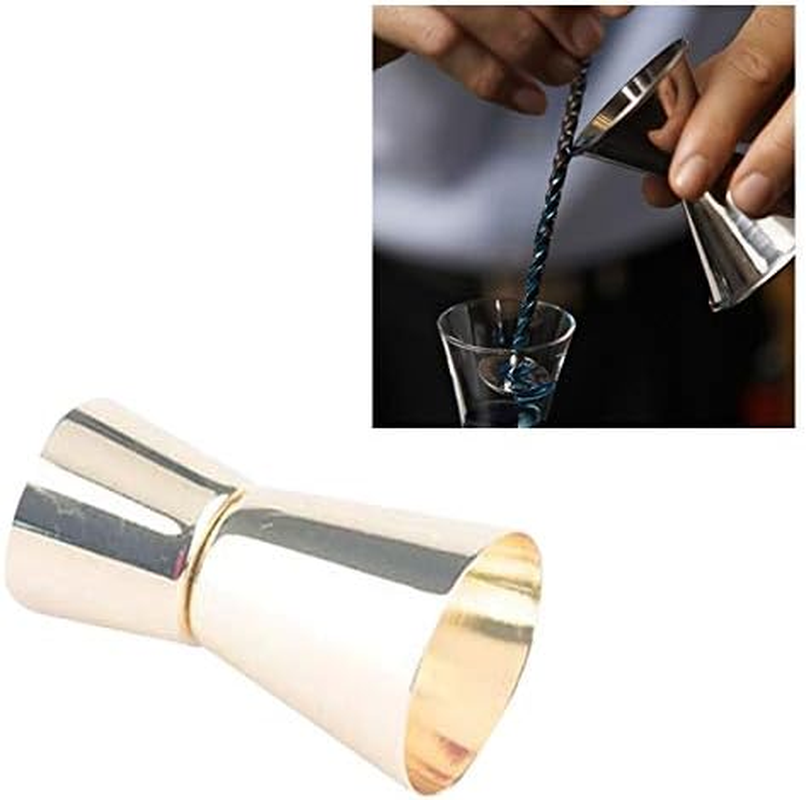Kitchenware Gadgets Stainless Steel Cocktail Double Head Measuring Cup, Capacity: 15Ml / 30Ml (Black) Kitchenware Gadgets (Color : Gold) image number 3