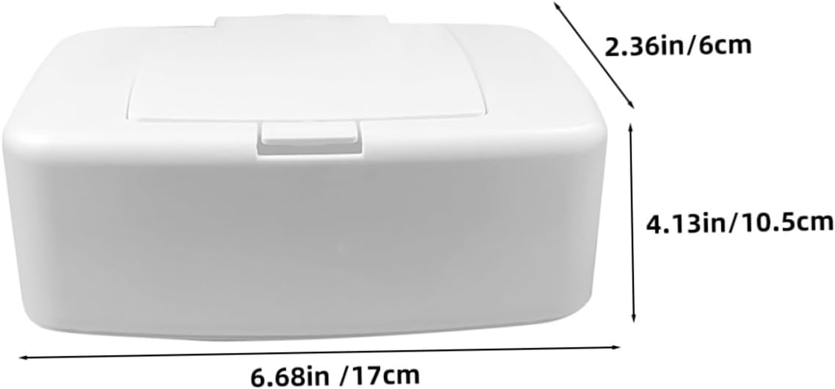 3Pcs Wet Tissue Container for Home and Nursery Keeps Wipes Fresh Easy One-Handed for Kitchen and Bathroom Use image number 4