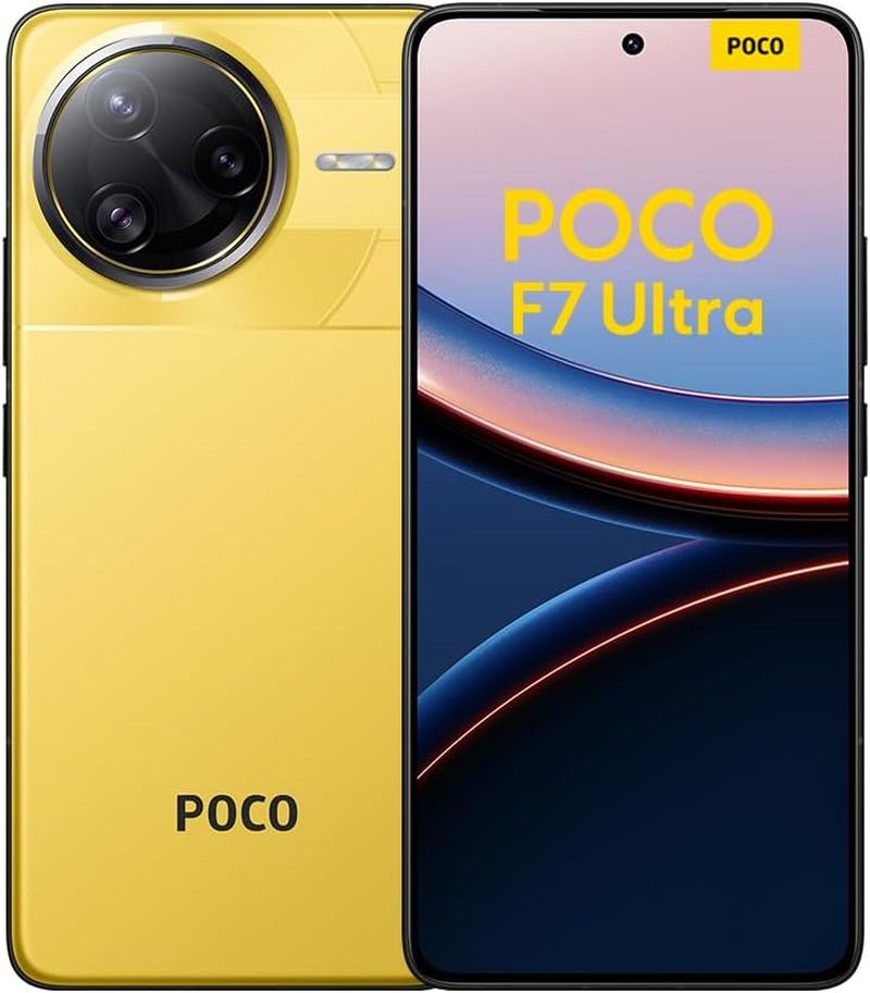 Xiaomi Poco F7 Pro Smartphone, 12+256, Black, 6000Mah Battery, 90W Hypercharge, Hyperai(No Power Adapter Included)