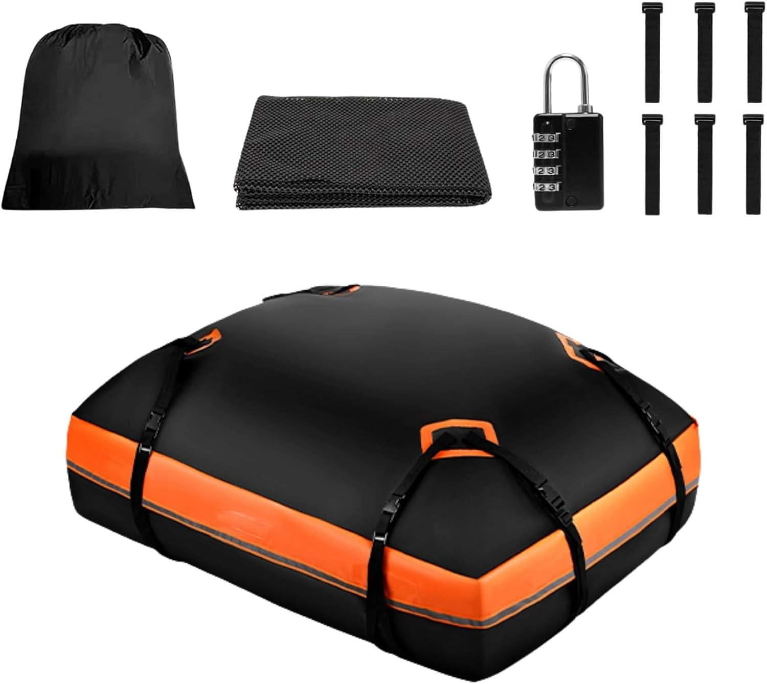 428L Car Rooftop Storage Carrier - Soft-Shell Waterproof Roof Bag image number 3