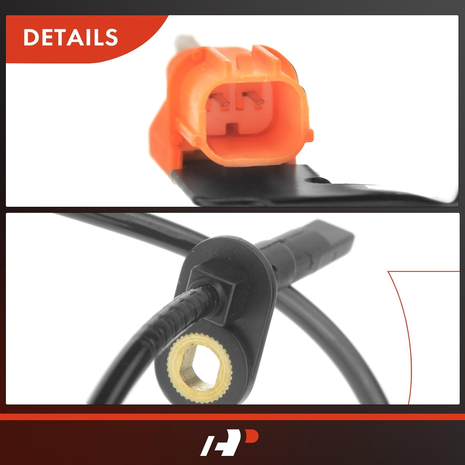 A-Premium ABS Wheel Speed Sensor Compatible with Honda Models - CRV 2002 2003 2004 2005 2006, Sport Utility - Front Driver and Passenger Side, 2-PC Set, Replace# 57455-S9A-013, 57450-S9A-013 image number 3